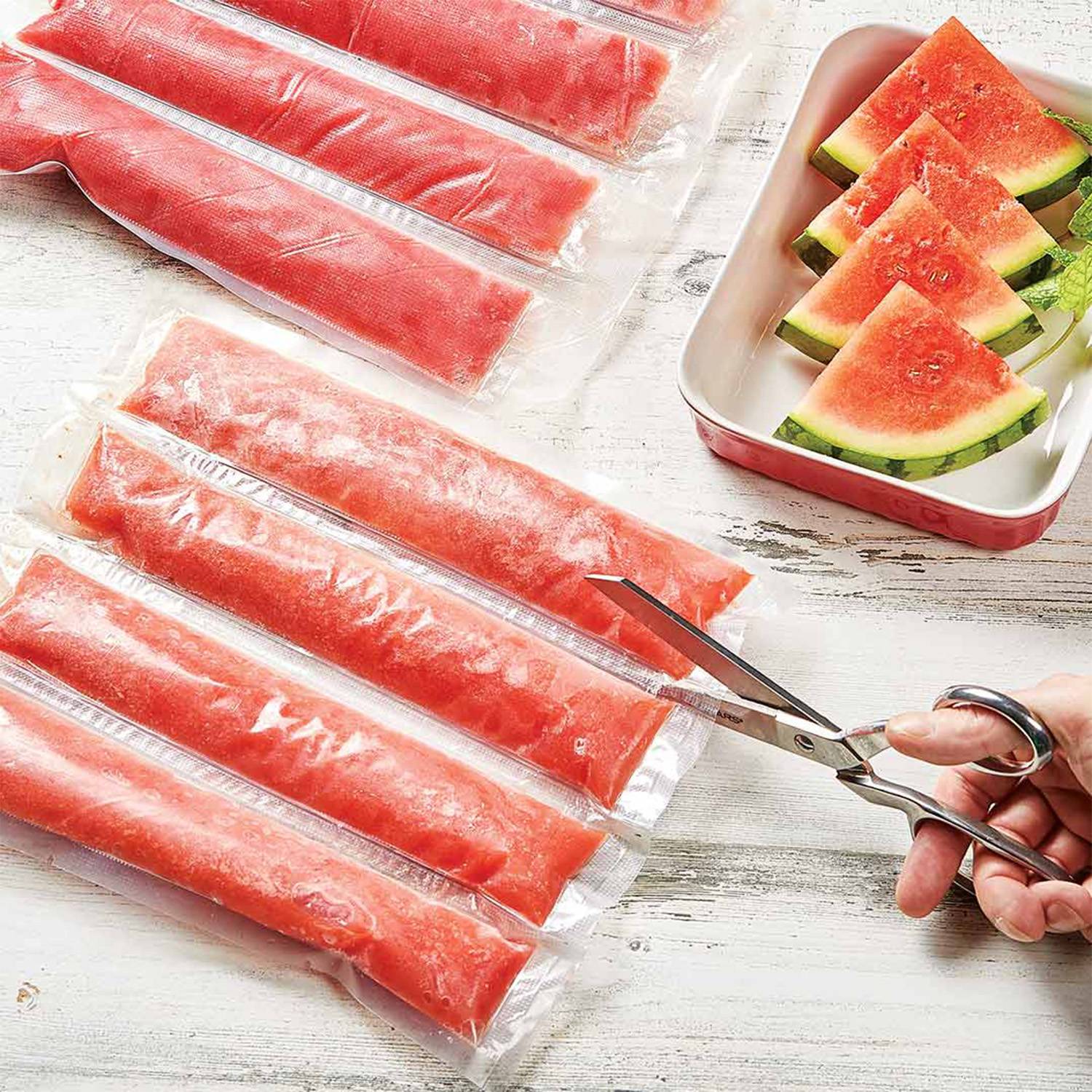 PowerXL Duo NutriSealer Vakuumfolien-Rolle 2er Set - Folienrolle - 600x28cm - kochfeste Sous Vide Folien - Einschweißfolien für PowerXL Duo NutriSea