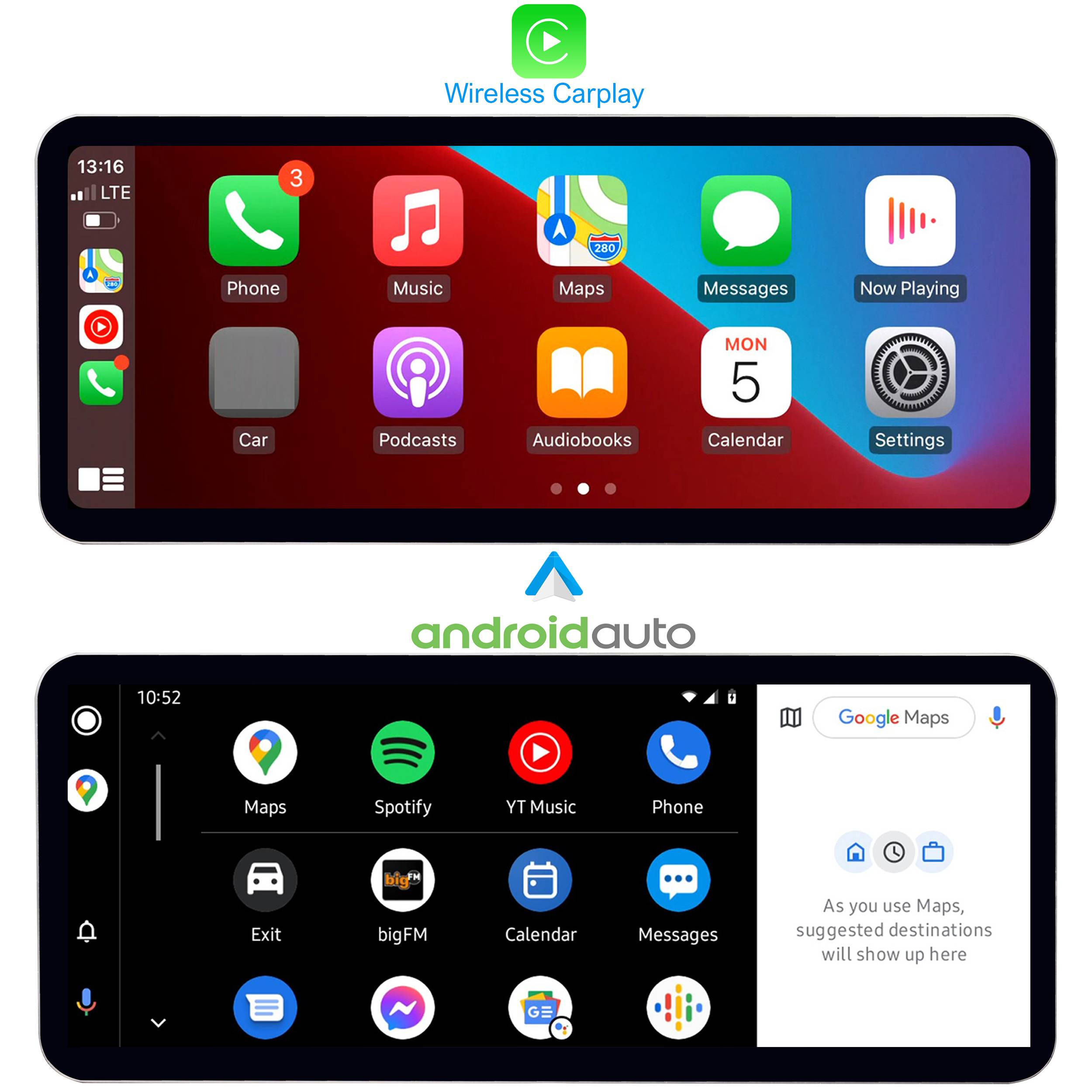 Für Mercedes V W447 MBUX /NTG6 12" Touchscreen Android GPS Navigation Carplay