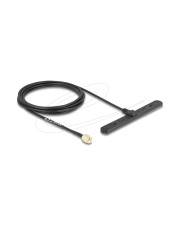 Delock 5G LTE Antenne SMA Stecker 3 dBi omnidirektional starr mit Anschlusskabel RG-174 3 m Omnidirektional dB