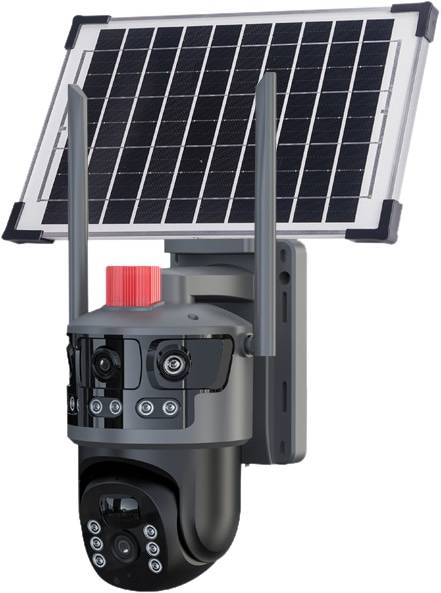 TECHNAXX Dual Kamera Outdoor TX-329, 4G, mit Solarmodul