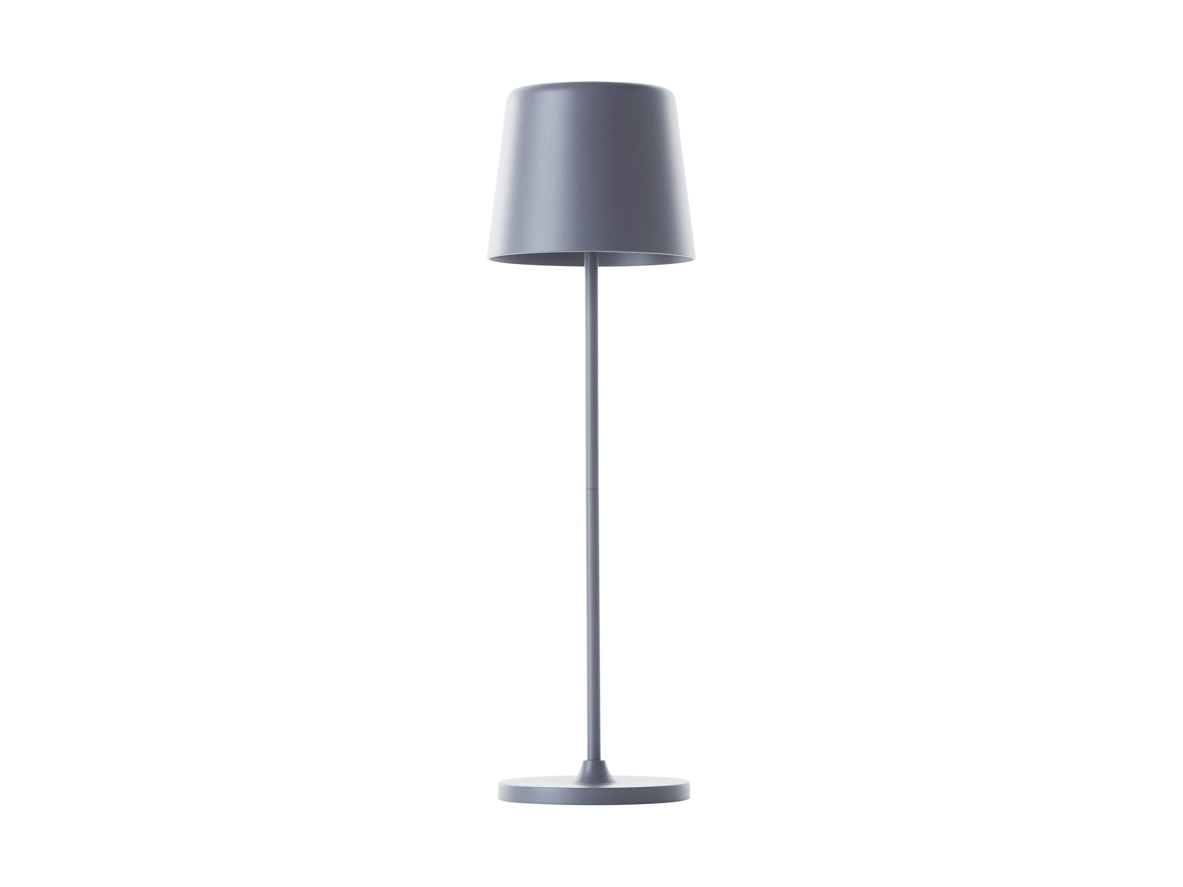 BRILLIANT LED-Akku-Tischleuchte Kaami, 2 W, 310 lm, 3000 K, grau, 2er Set