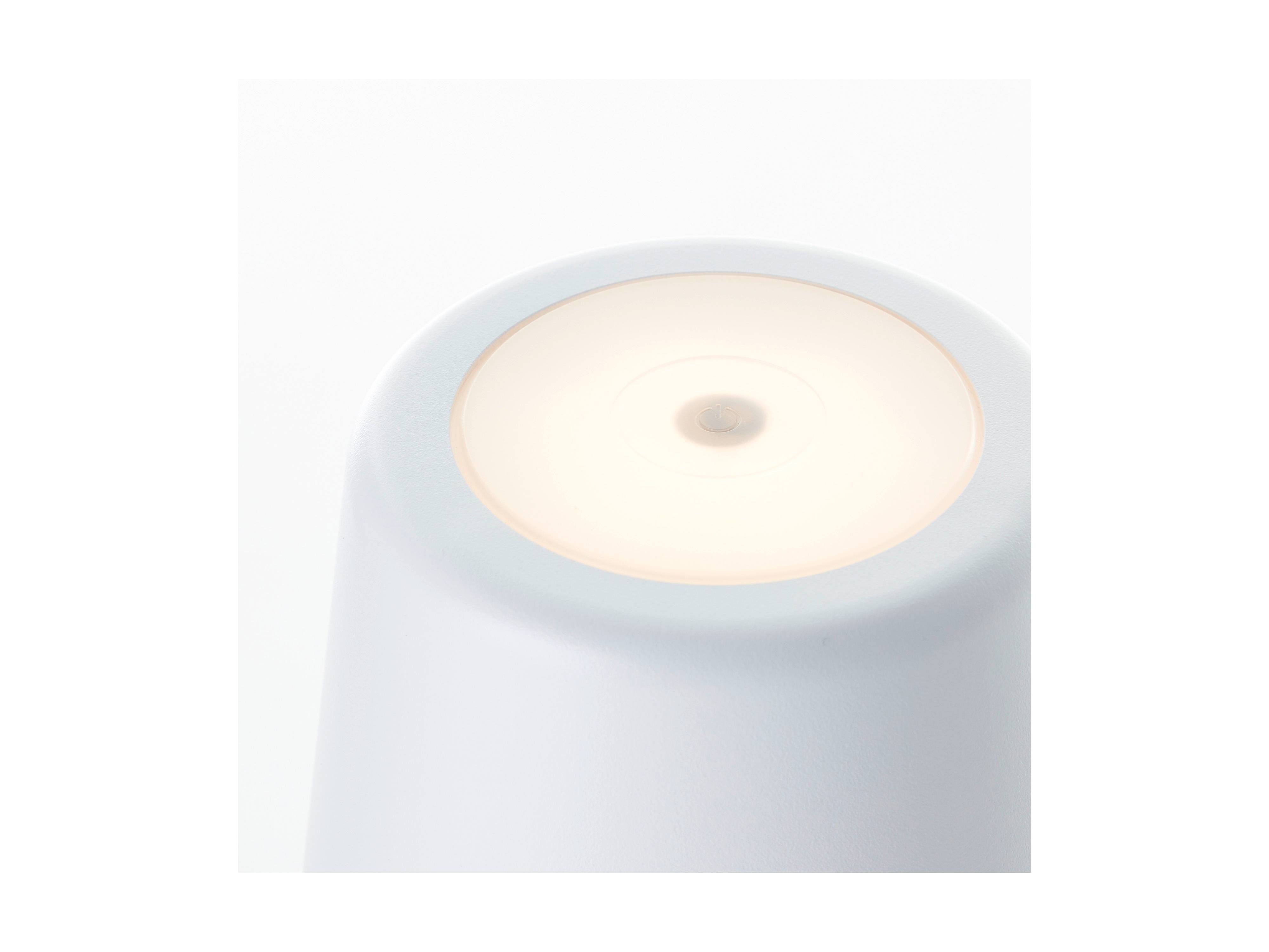 BRILLIANT LED-Akku-Tischleuchte Kaami, 2 W, 310 lm, 3000 K, weiß, 2er Set