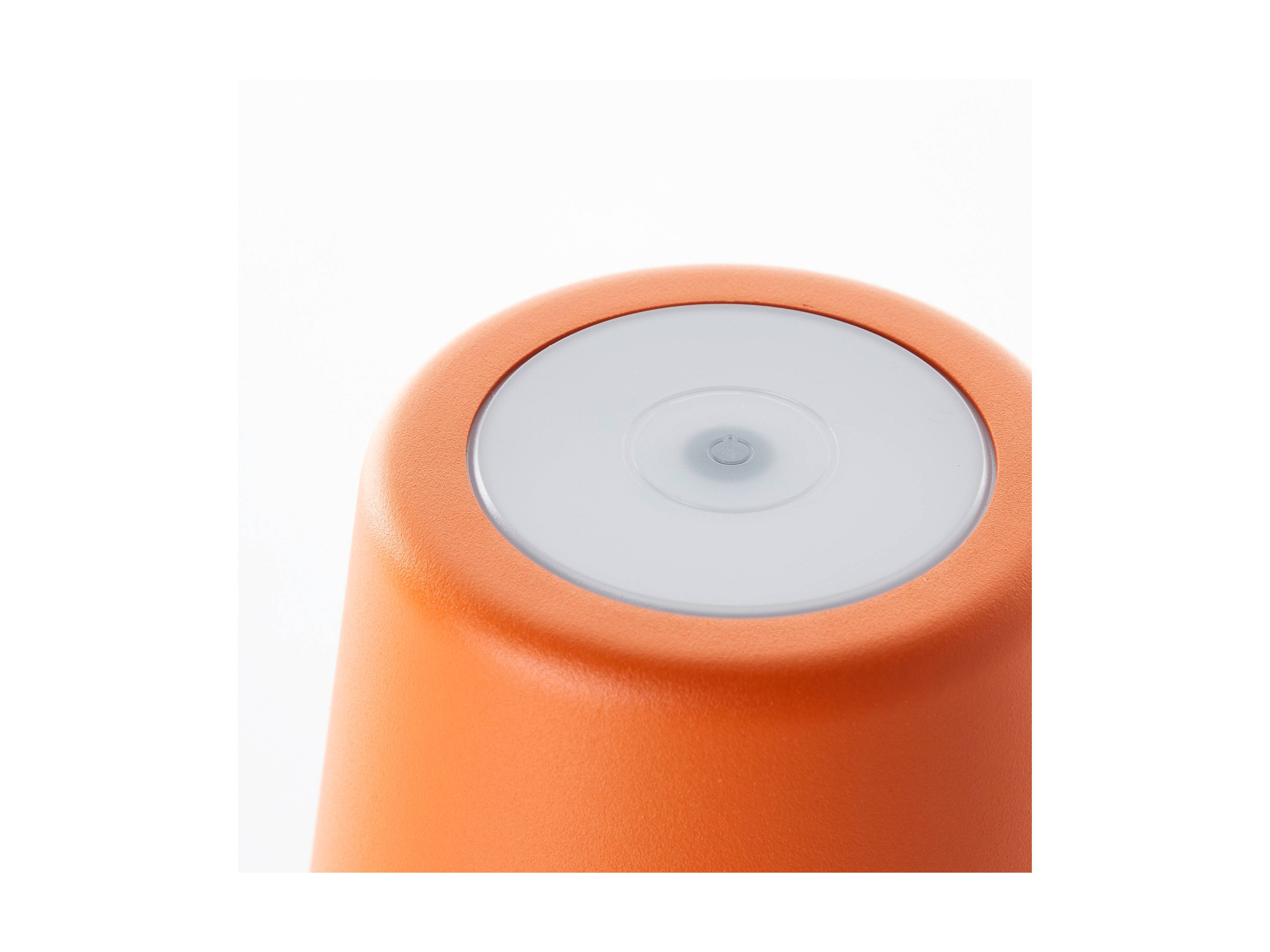 BRILLIANT LED-Akku-Tischleuchte Kaami, 2 W, 310 lm, 3000 K, orange, 2er Set