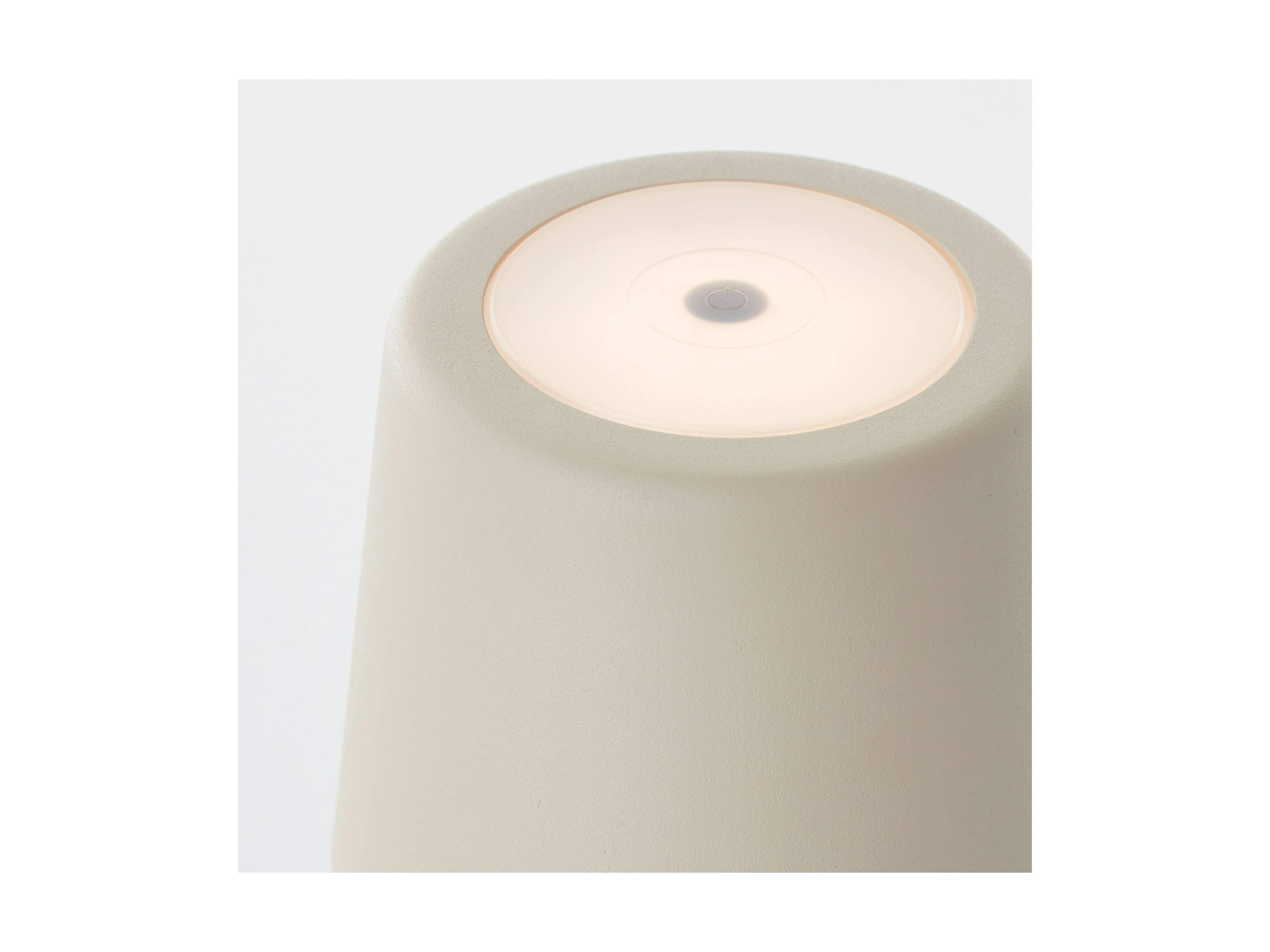 BRILLIANT LED-Akku-Tischleuchte Kaami, 2 W, 310 lm, 3000 K, beige, 2er Set