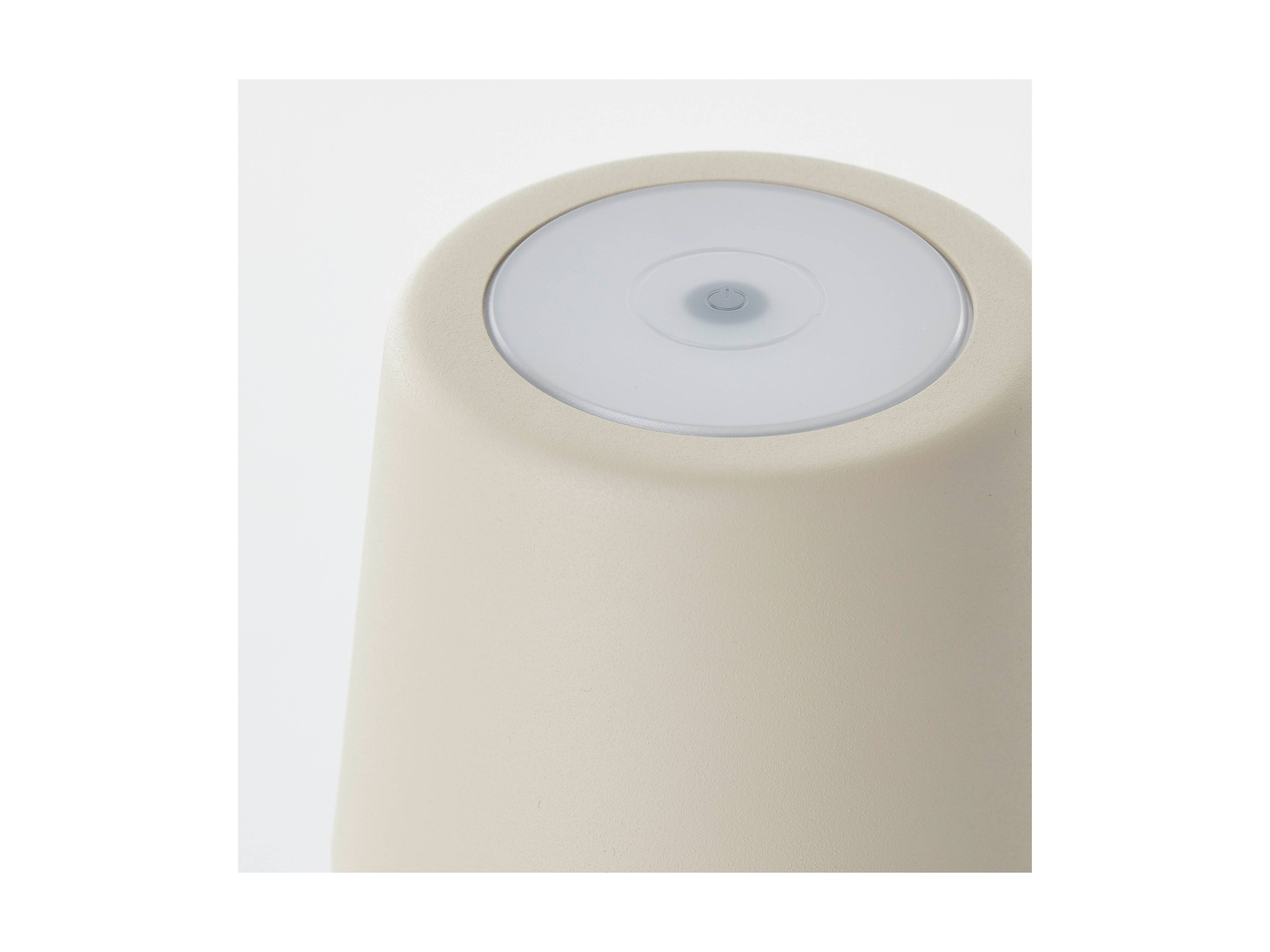 BRILLIANT LED-Akku-Tischleuchte Kaami, 2 W, 310 lm, 3000 K, beige, 2er Set