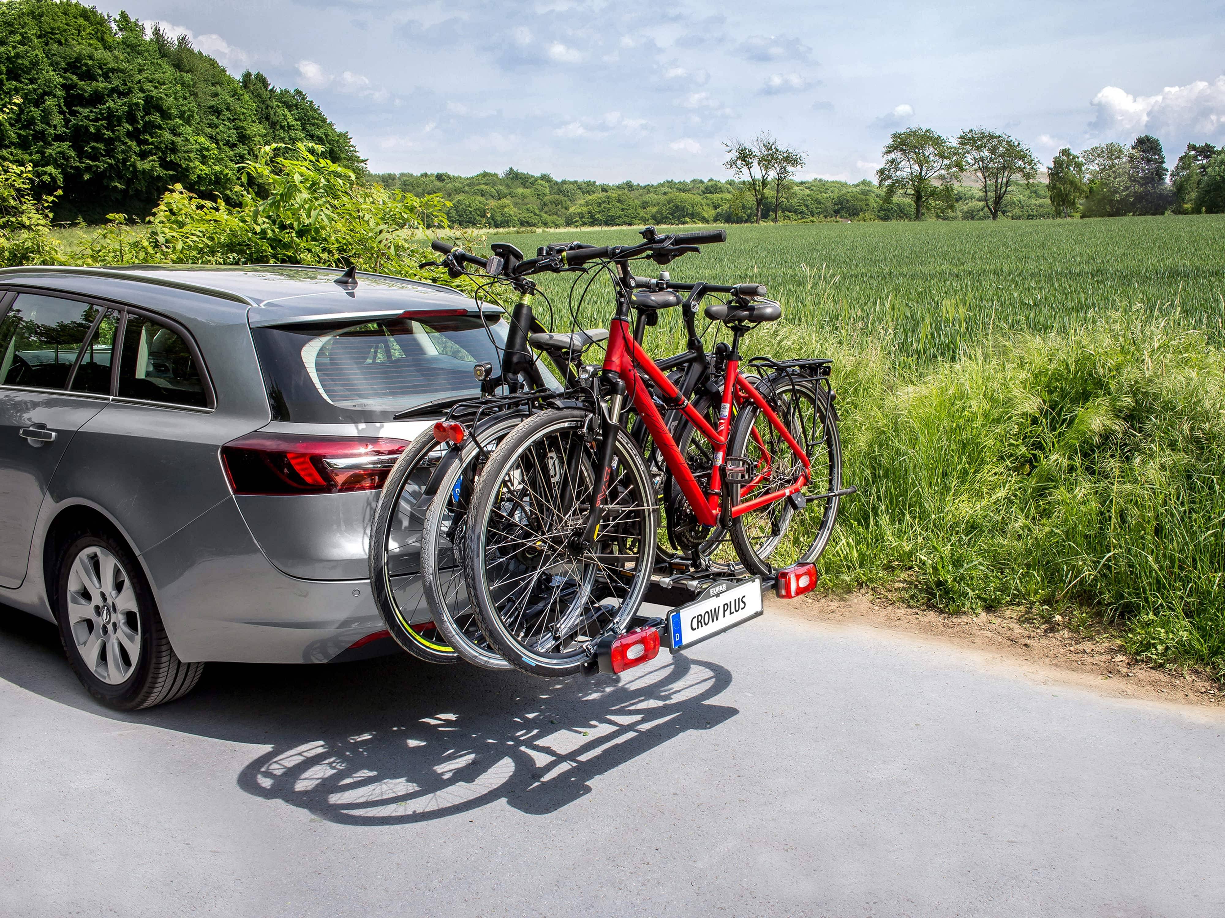 EUFAB Erweiterung für 3. Fahrrad, 11583, für Fahrradträger CROW PLUS