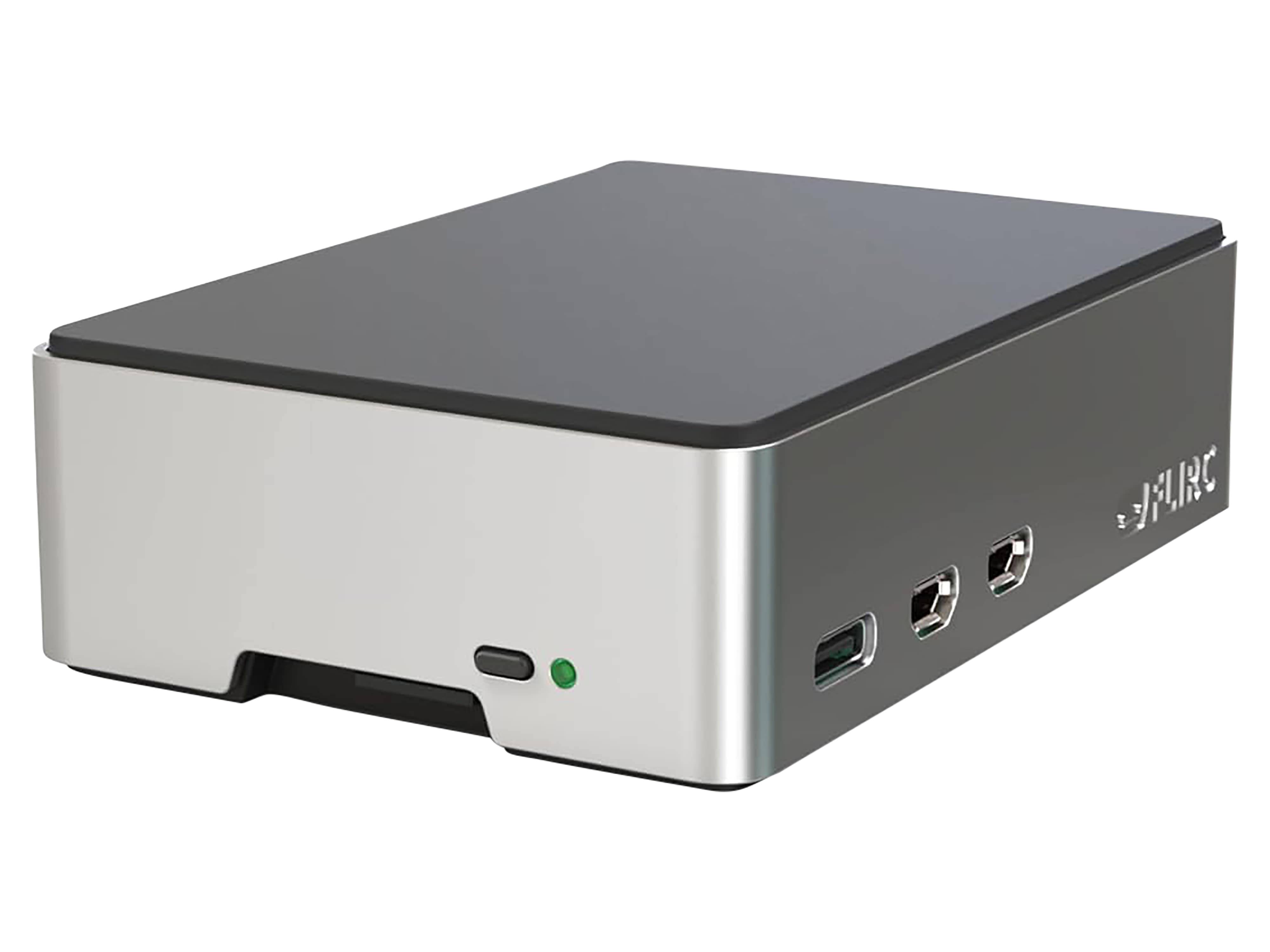 FLIRC Gehäuse für Raspberry Pi 5, Alu, schwarz/silber FLIRCPI5