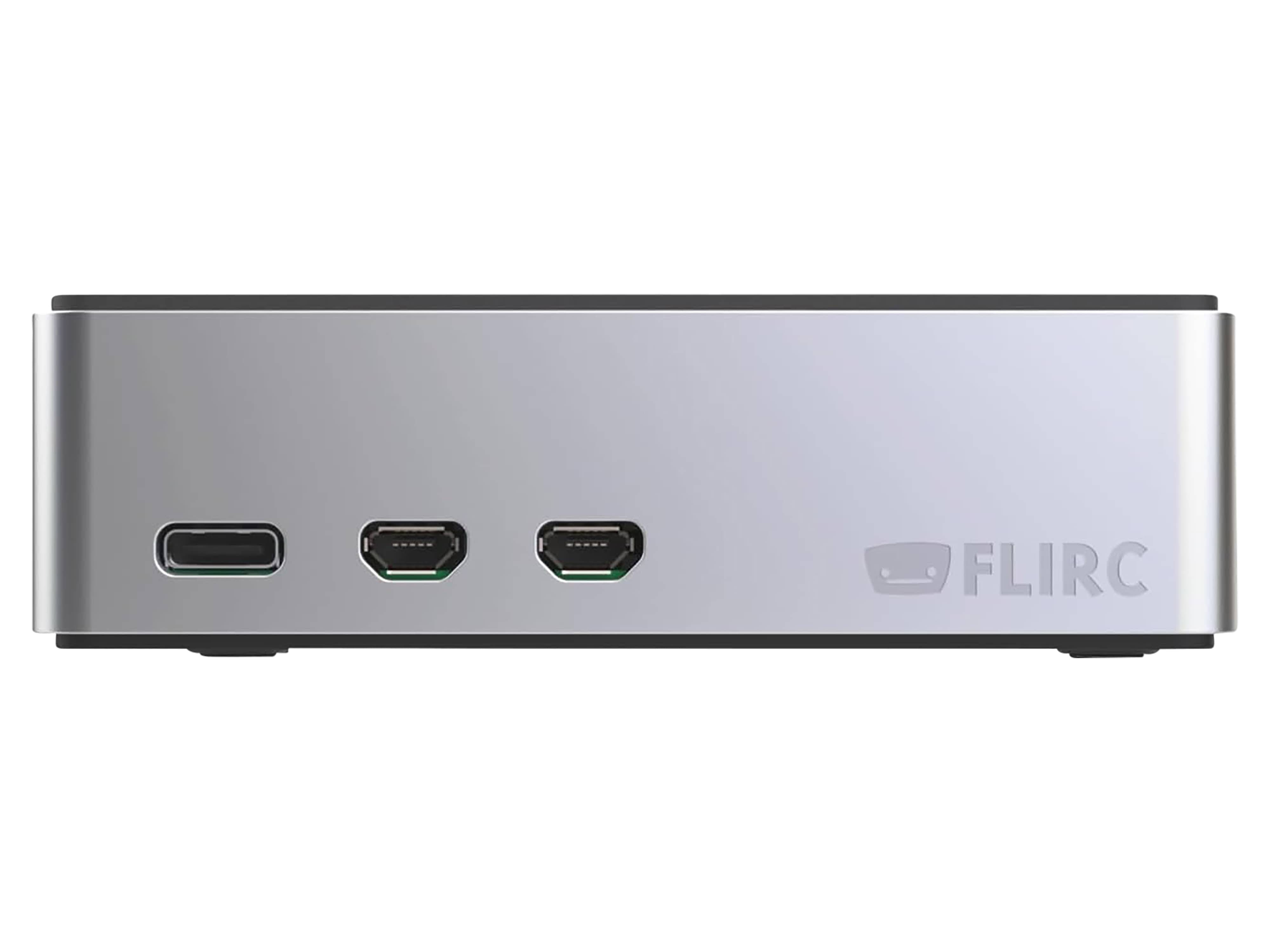 FLIRC Gehäuse für Raspberry Pi 5, Alu, schwarz/silber FLIRCPI5