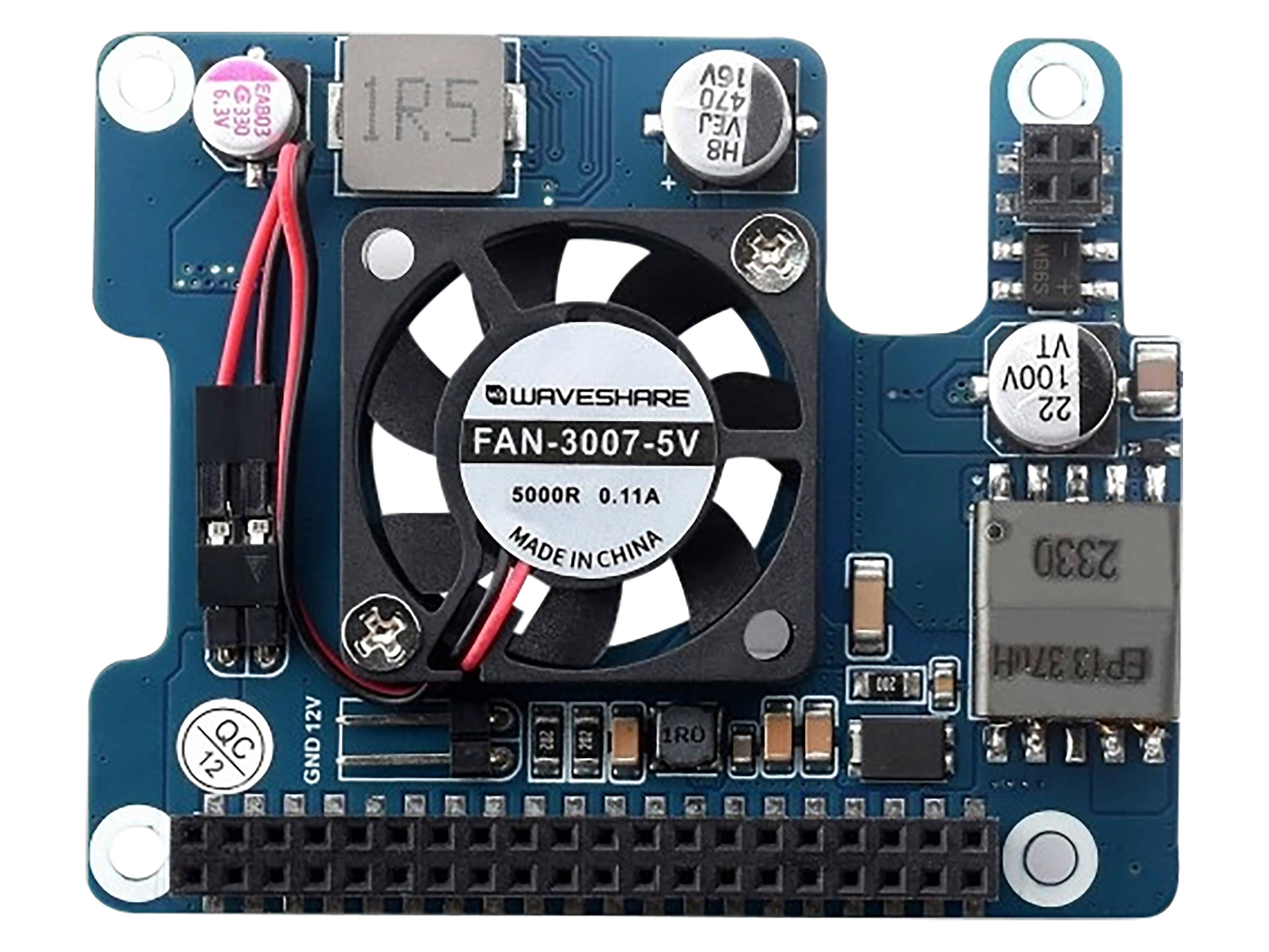 WAVESHARE, PoE HAT für Raspberry Pi 5, WV26399