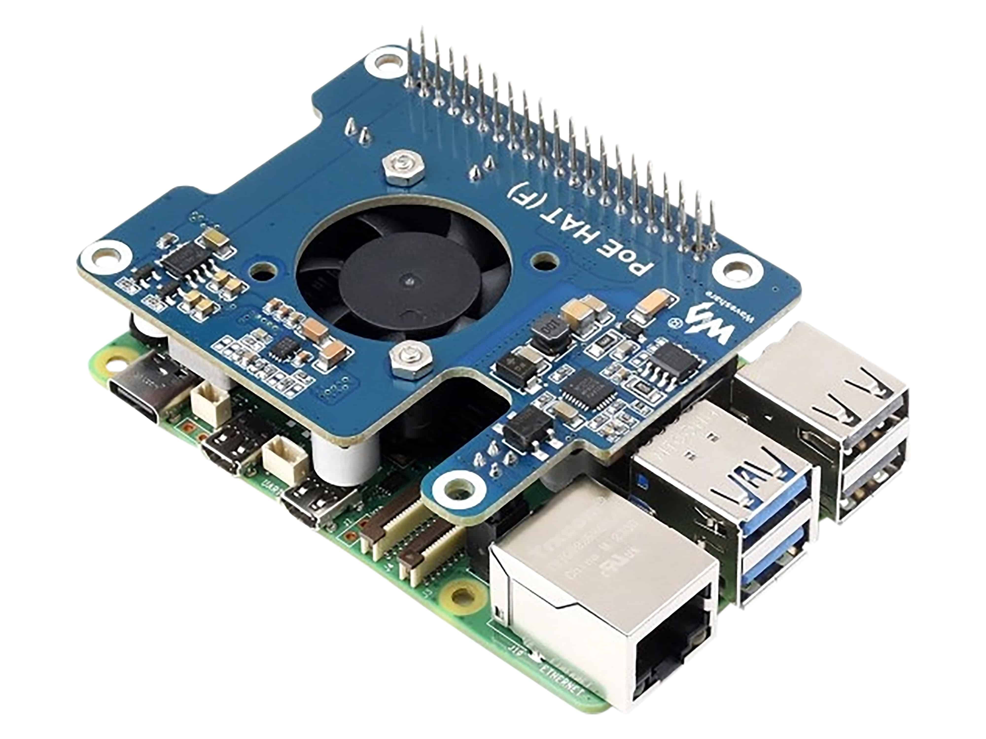 WAVESHARE, PoE HAT für Raspberry Pi 5, WV26399