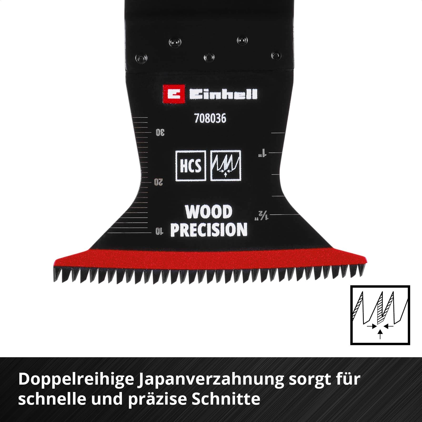 EINHELL Tauchsägeblatt, 708036, HCS Japanverzahnung, 65 mm