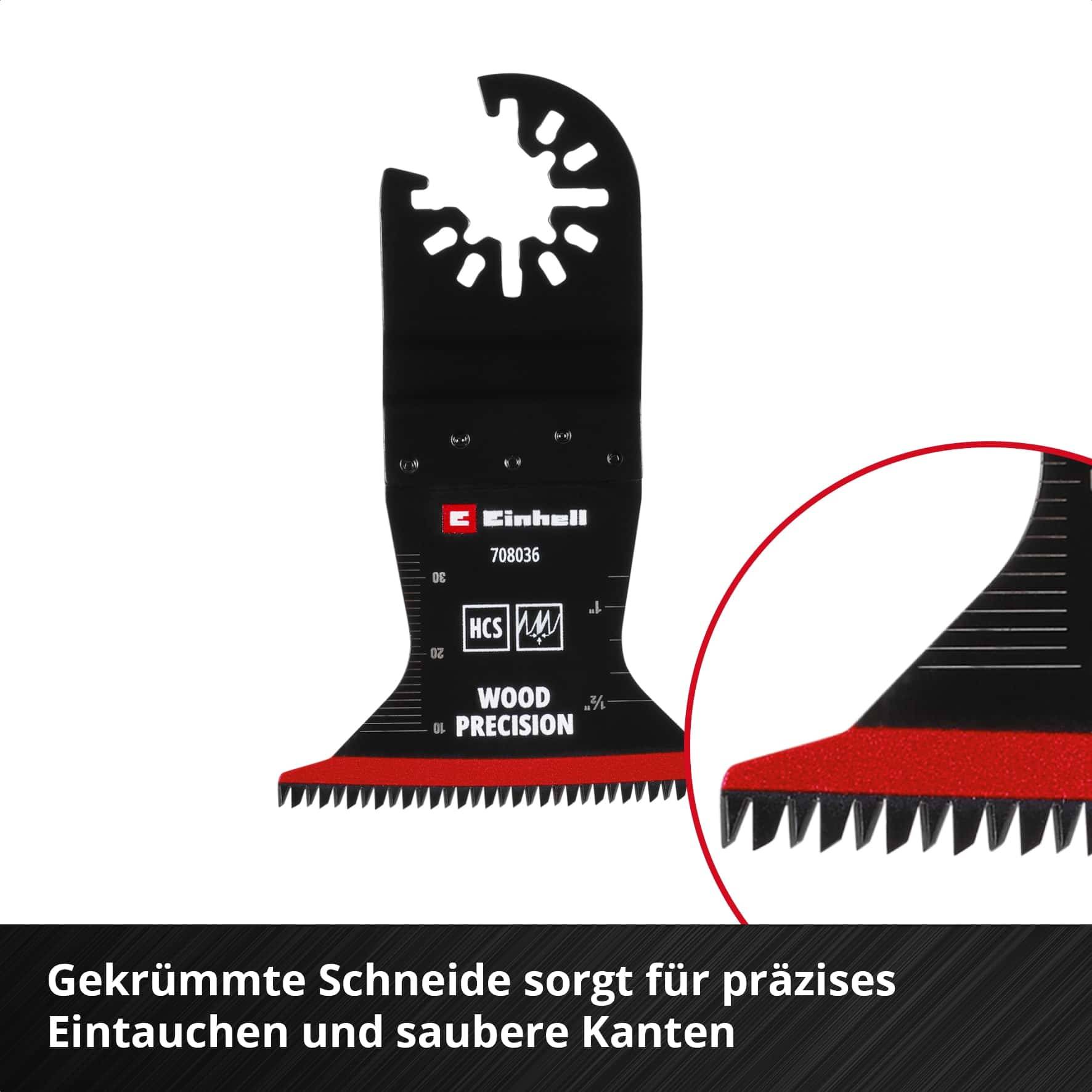 EINHELL Tauchsägeblatt, 708036, HCS Japanverzahnung, 65 mm