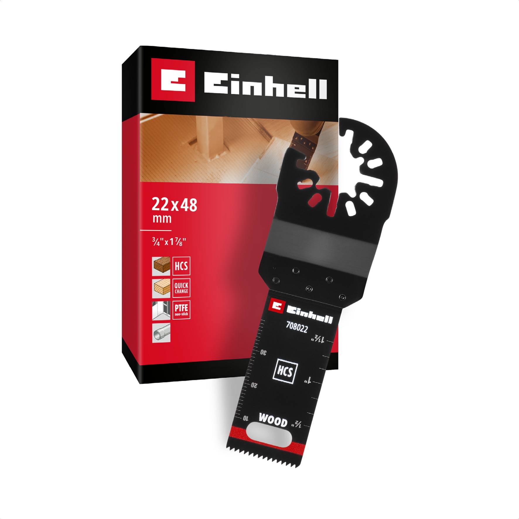 EINHELL Tauchsägeblatt, 708022, HCS Holz, 22 mm