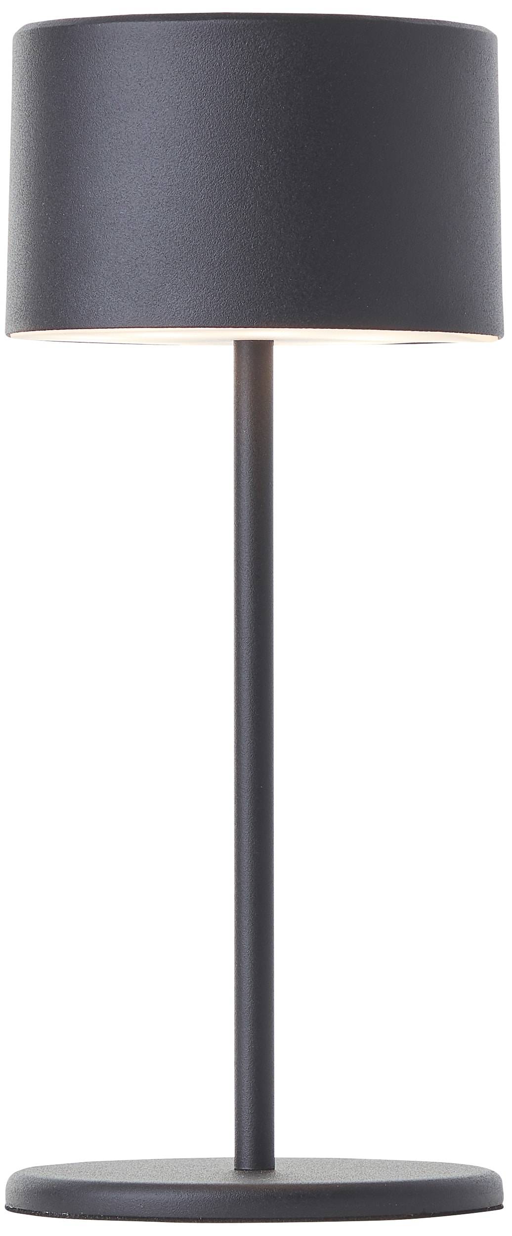 BRILLIANT LED-Akku-Tischleuchte Helio, 2 W, 210 lm, 3000 K, IP20, Metall, schwarz