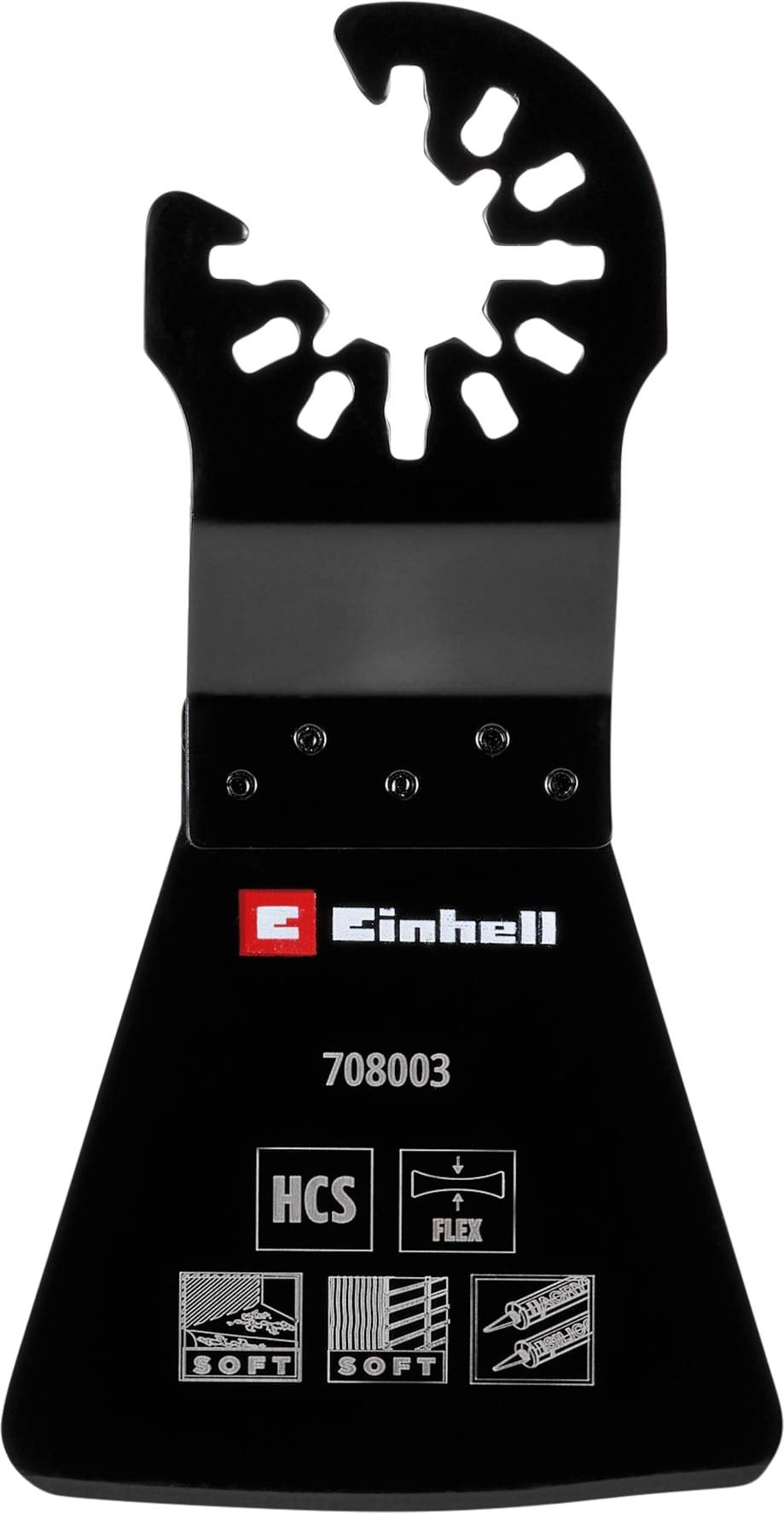 EINHELL Schaber, 708003, HCS, Flexibel, 52 mm