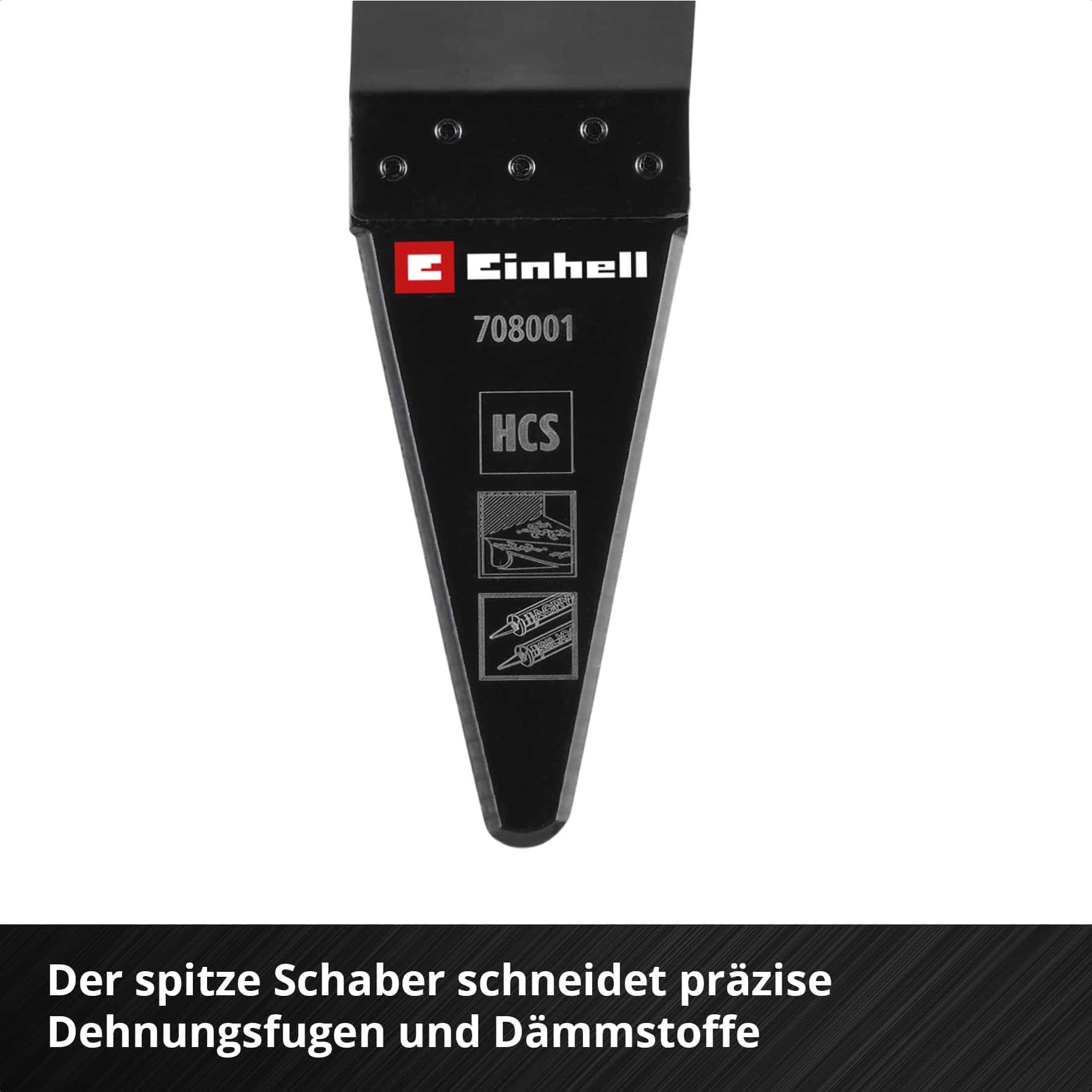 EINHELL Schaber/Messer, 708001, HCS, Spitz
