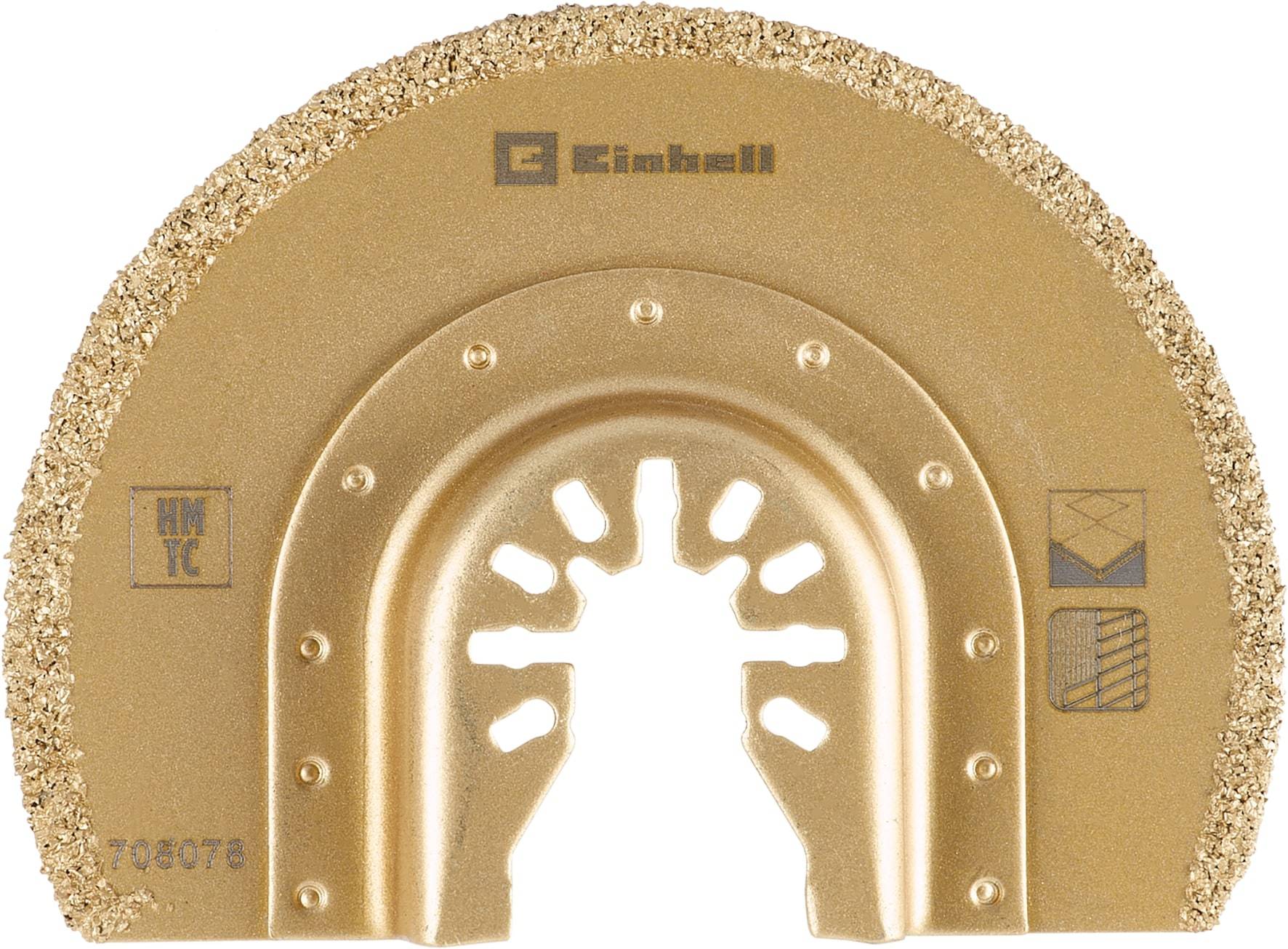 EINHELL Hartmetall-Sägeblatt, 708078, halbrund, 87 mm