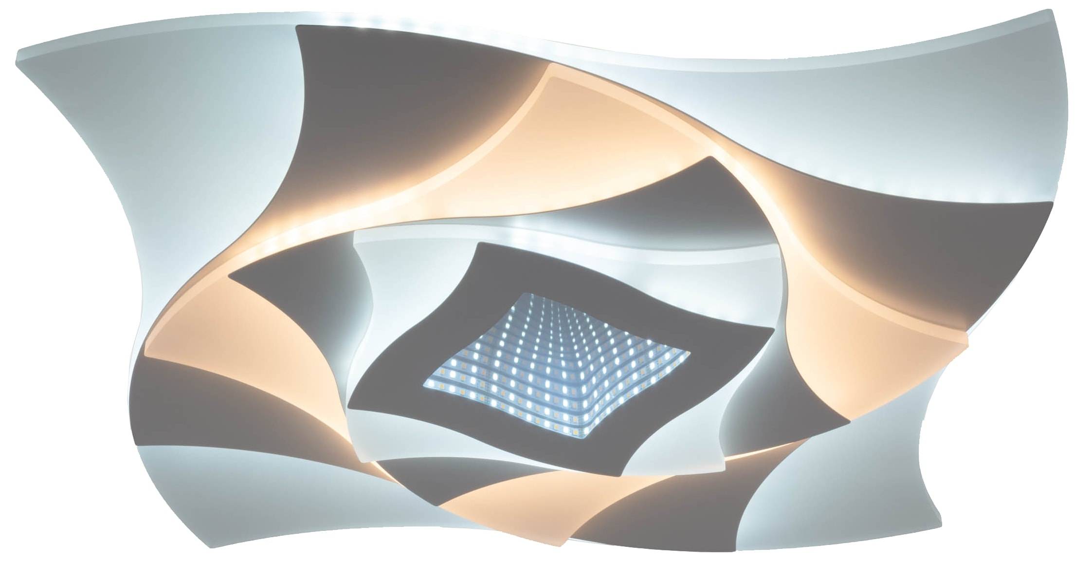 NÄVE LED-Deckenleuchte 1408477, 40W, 2600lm, CCT, 3D-Effekt, weiß