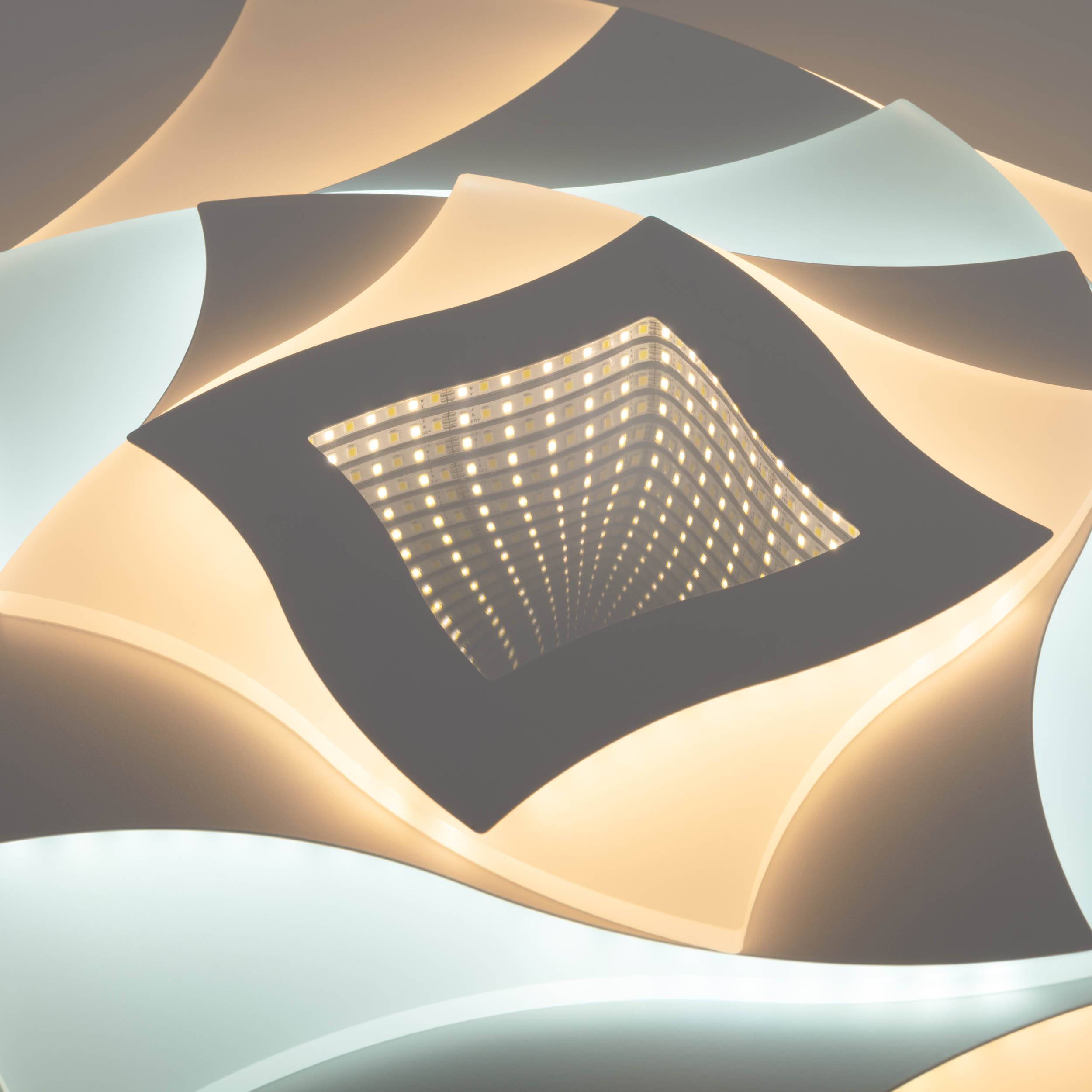 LED Deckenleuchte "LIORA" 3D-Effekt L/B: 48 cm