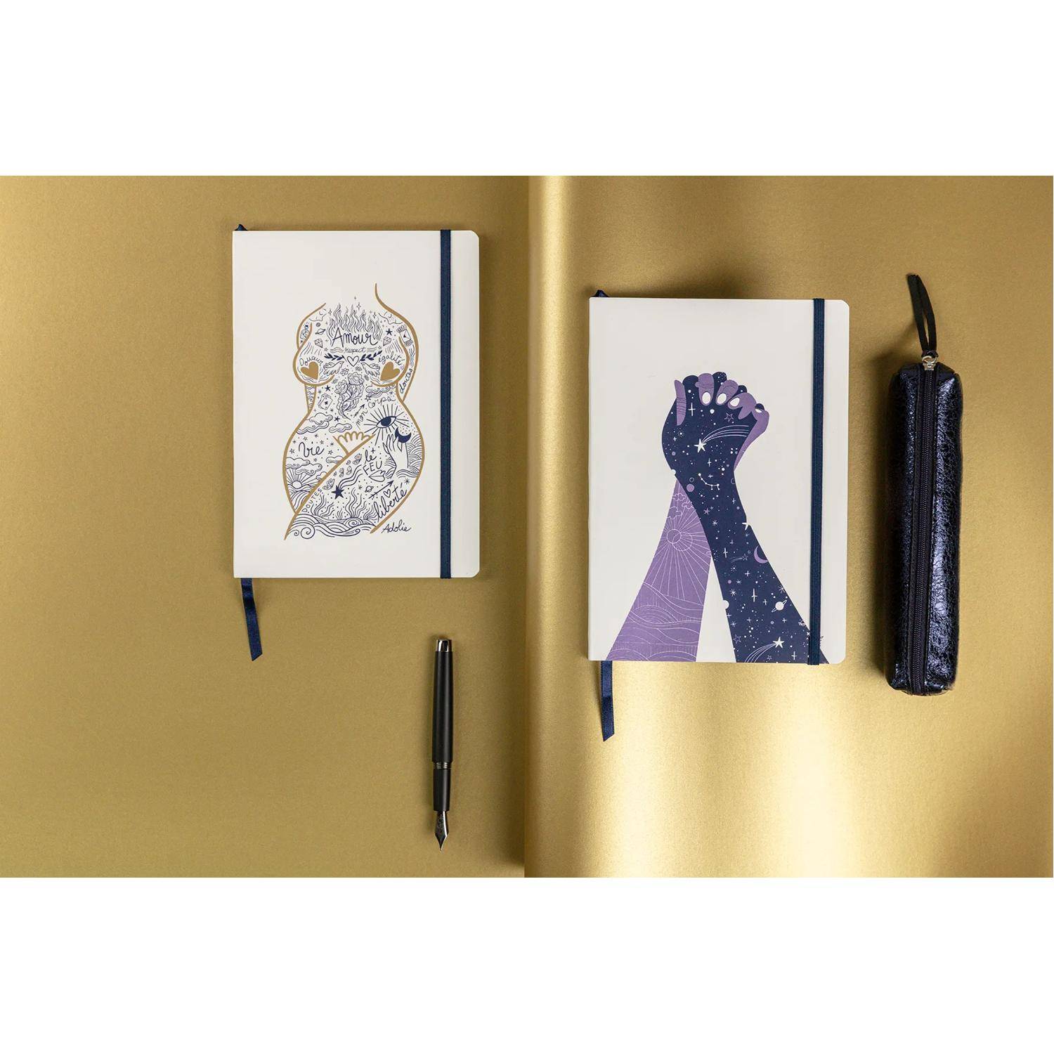 Clairefontaine 4x Notizheft A5 14,8x21 cm, 64 Bl, liniert, sortiert 116294C