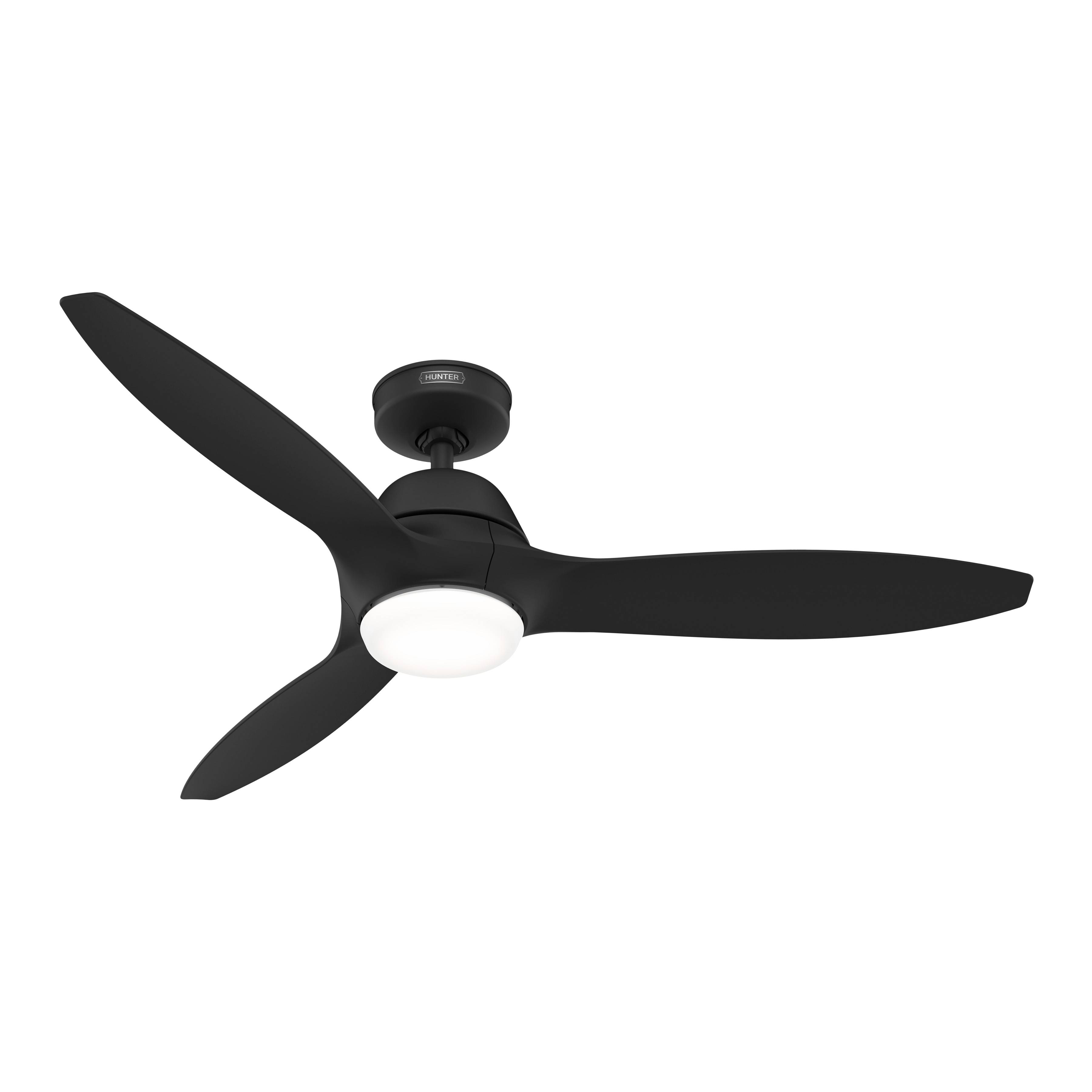 DC Deckenventilator Calabasas Schwarz mit LED & Fernbedienung