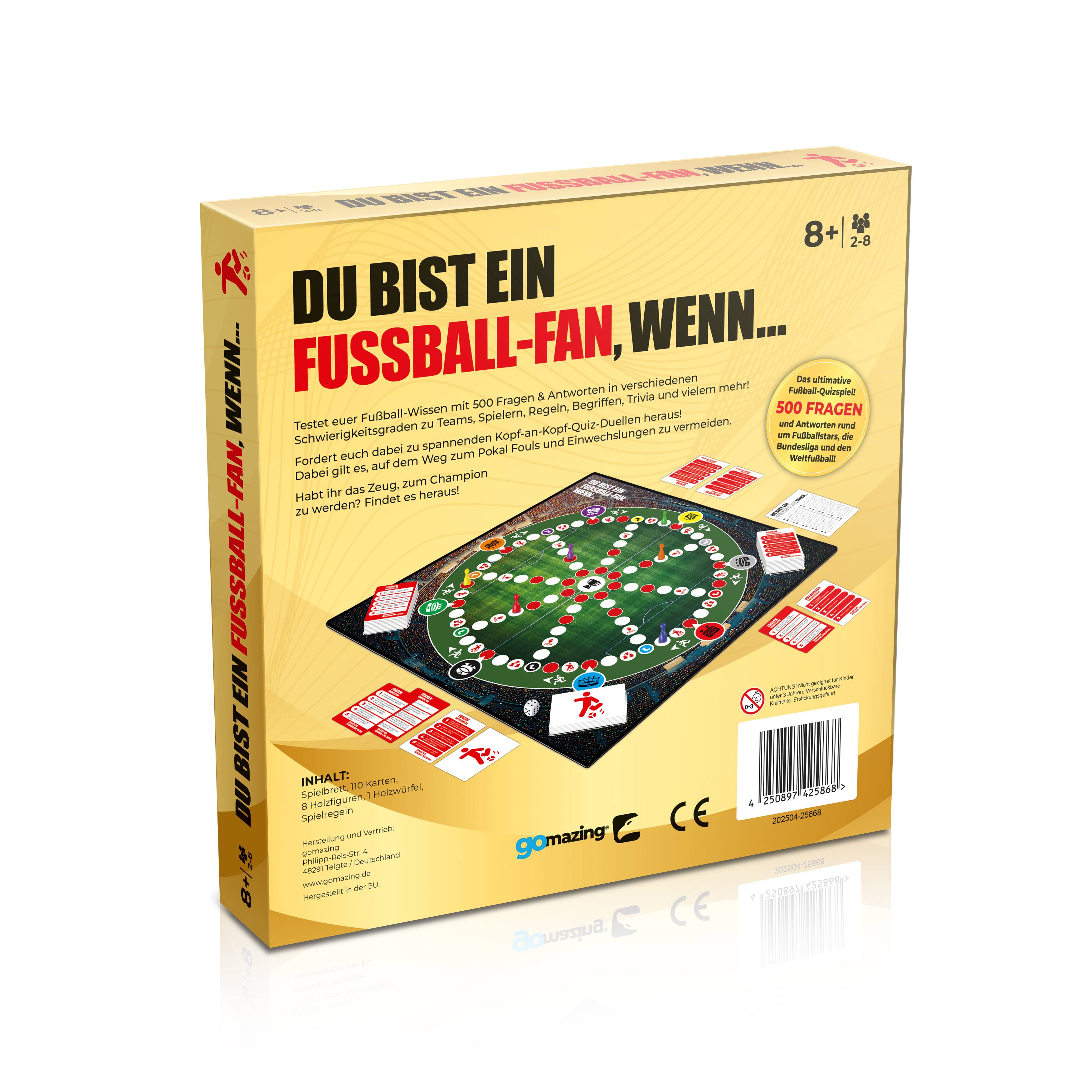 Quizstars Du bist ein Fussball-Fan wenn – Quizspiel mit 500 Fragen ab 8 Jahren