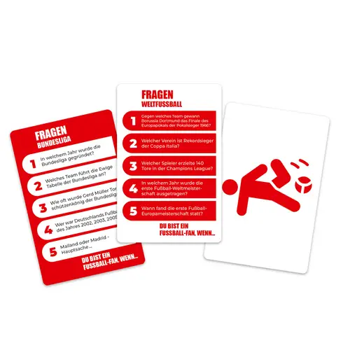 Quizstars Du bist ein Fussball-Fan wenn – Quizspiel mit 500 Fragen ab 8 Jahren Quizstars Du bist ein Fussball-Fan wenn – Quizspiel mit 500 Fragen ab 8 Jahren
