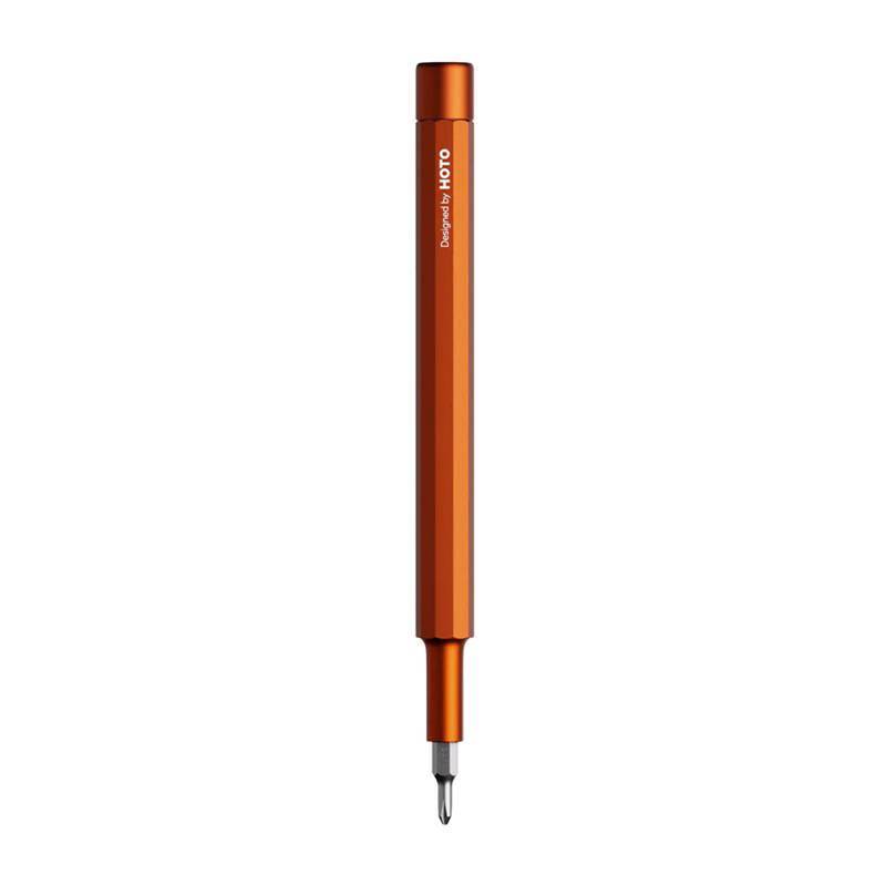 HOTO Pocket Precision Screwdriver SE, Präzisionsschraubendreher, 5 in 1, rot