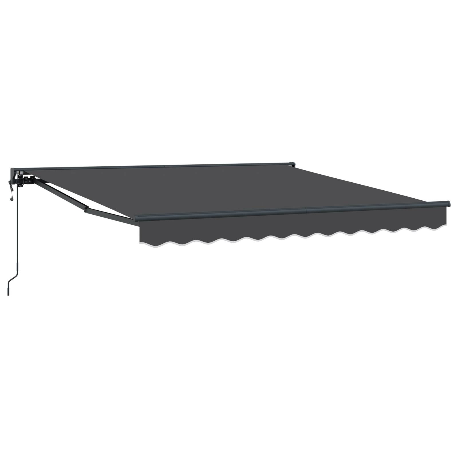 vidaXL Automatische Ausziehbare Markise - Anthrazit 300x250 cm