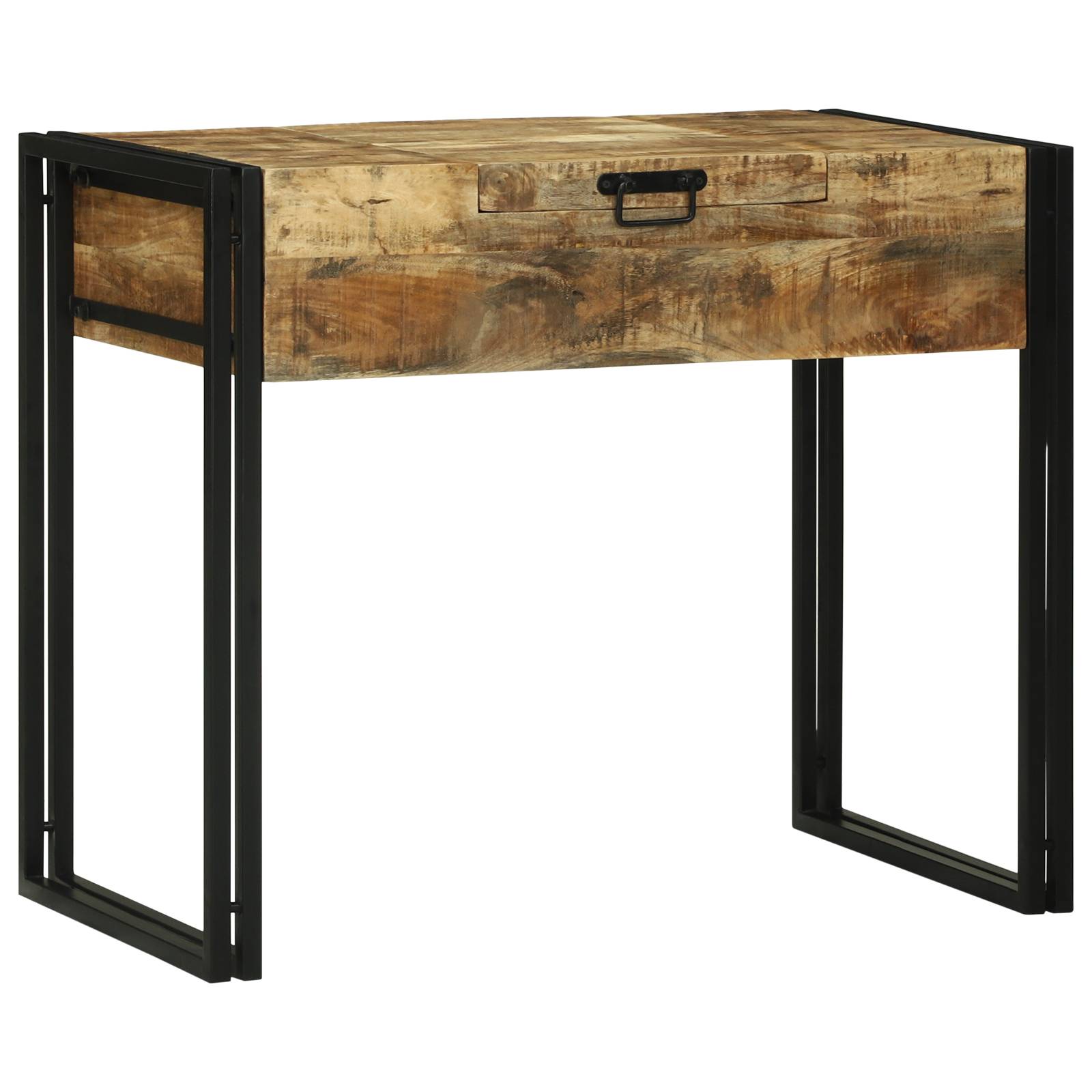 vidaXL Schminktisch 90x50x75 cm Massivholz Mango