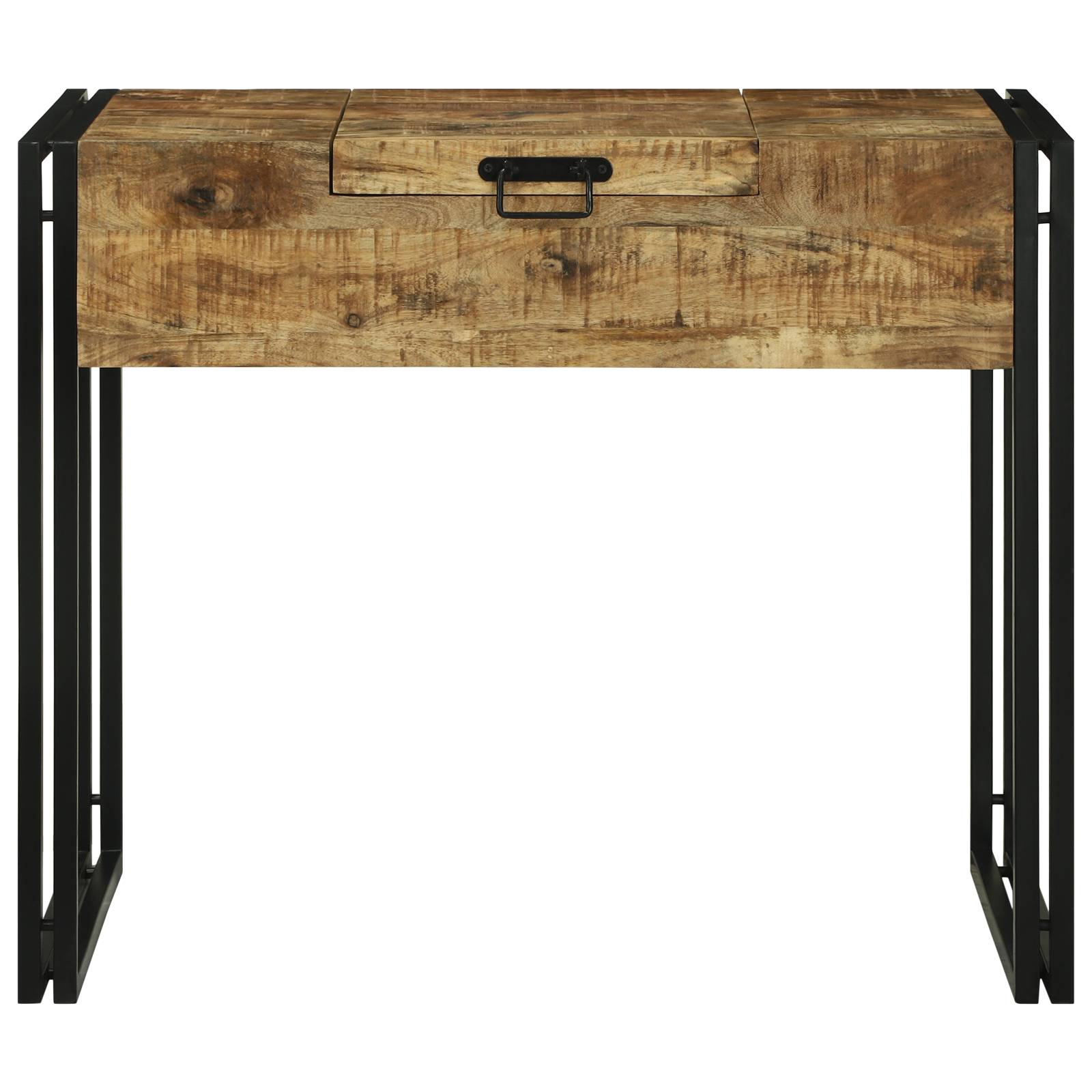 vidaXL Schminktisch 90x50x75 cm Massivholz Mango