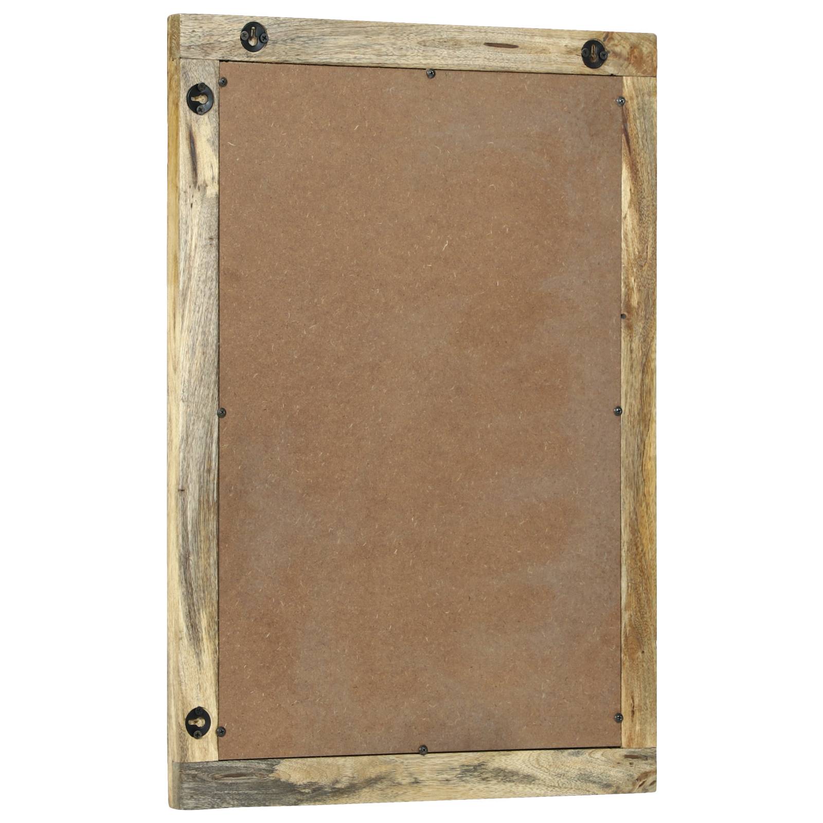 vidaXL Badspiegel 50 x 70 x 30 cm aus massivem Mangoholz.