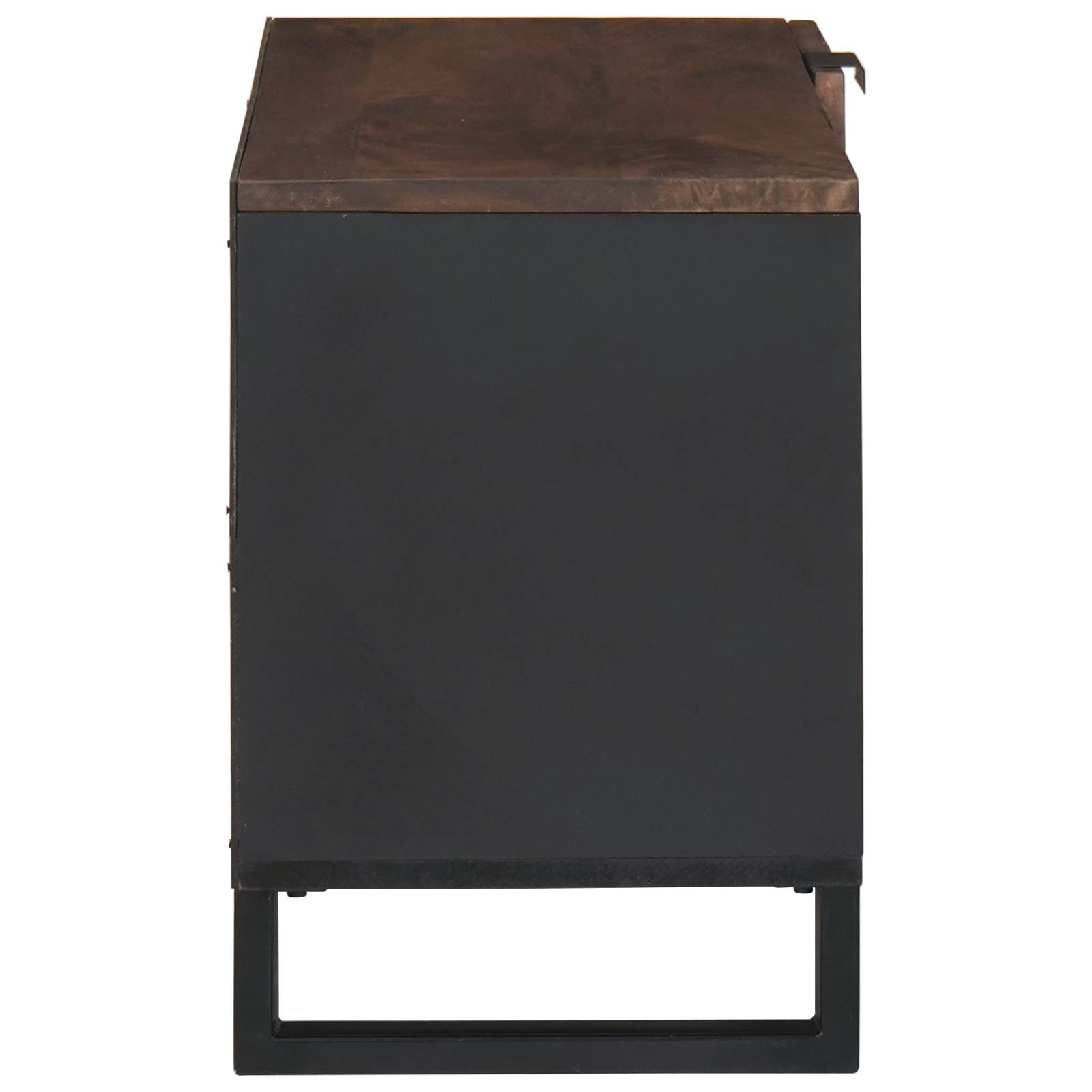 vidaXL TV-Schrank – 80 x 31,5 x 46 cm aus Massivholz und MDF