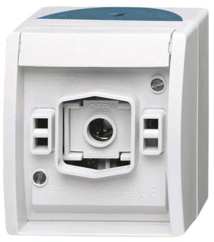 BJ APWG ocean Lichtsignal 2661W-53 E10 ohne Haube grau/ blaugrün Install.Baumaterial Schalter