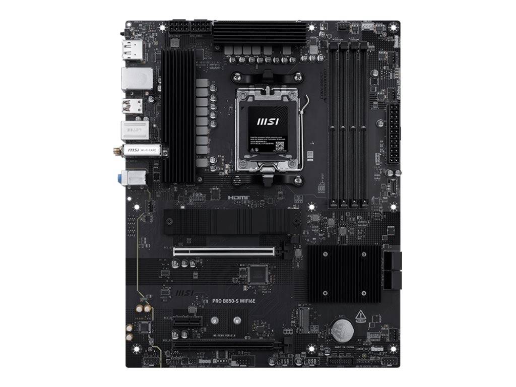 MSI Mainboard PRO B850-S WIFI6E - ATX - Socket AM5 - AMD B850
