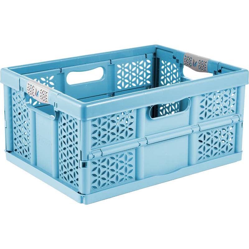 keeeper Profi-Klappbox "eco lea", 32 Liter, sky blue