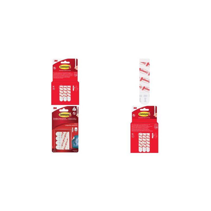 3M Command Wiederablösbare Universal-Strips, Größe: M