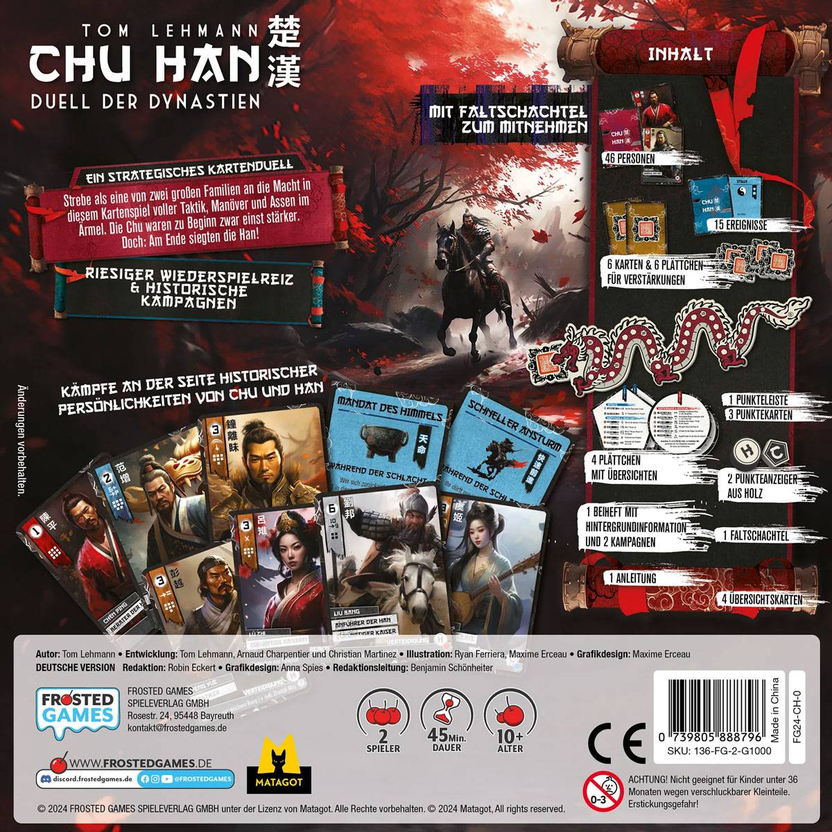 Frosted Games Chu Han: Duell Der Dynastien - Kartenspiel