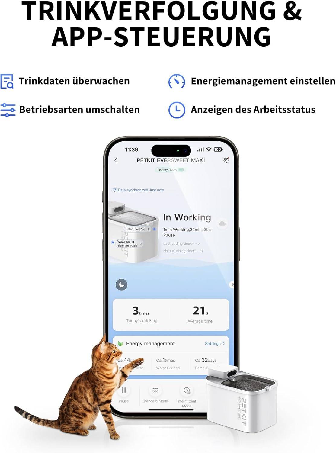 Petkit Trinkbrunnen Eversweet Max