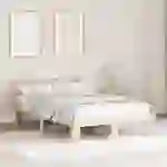 vidaXL Bettgestell mit Kopfteil 120x200 cm Massivholz Kiefer vidaXL Bettgestell mit Kopfteil 120x200 cm Massivholz Kiefer