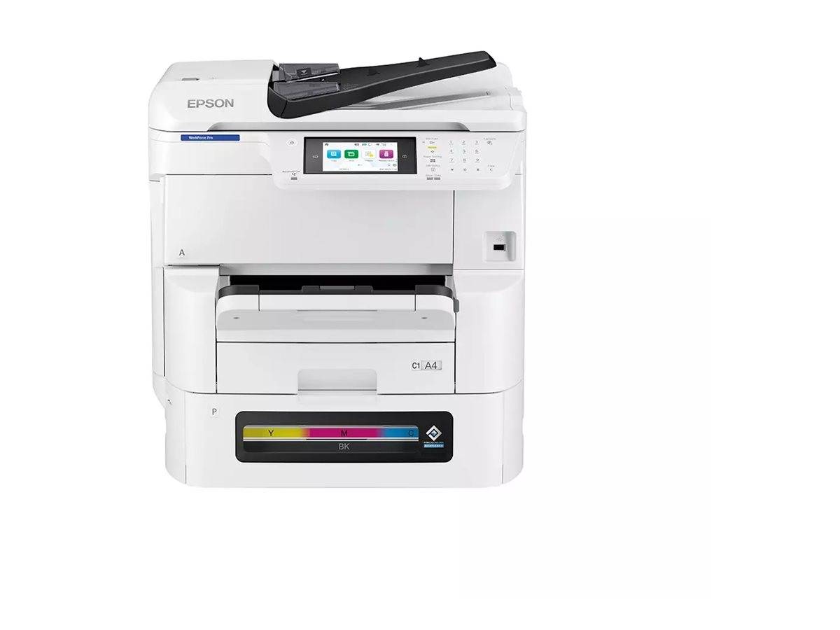 EPSON WorkForce Pro EM-C8100RDWF BAM 4 in 1 Tintenstrahl-Multifunktionsdrucker grau
