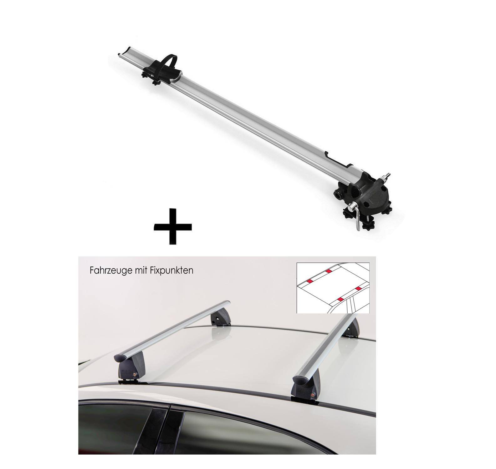 Fahrradträger Bike Pro + Dachträger VDP Delta kompatibel mit für Mercedes C (W204) (4 Türer) 2007-2013