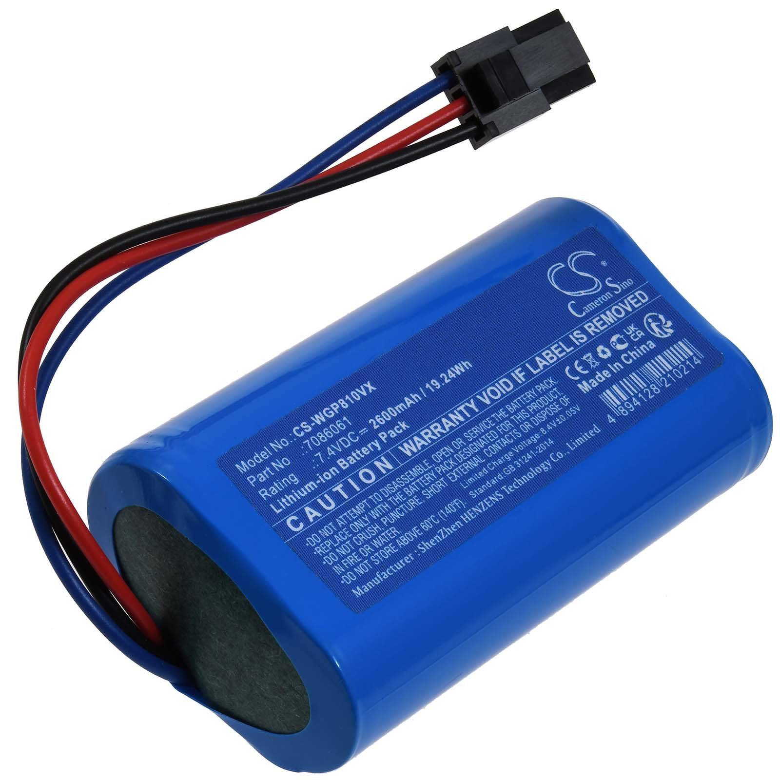 Powery Akku passend für Strauchschere Wolf Garten Accu BS 80 Li-ion Power 7087883 Typ 7086061, 7,4V, Li-Ion