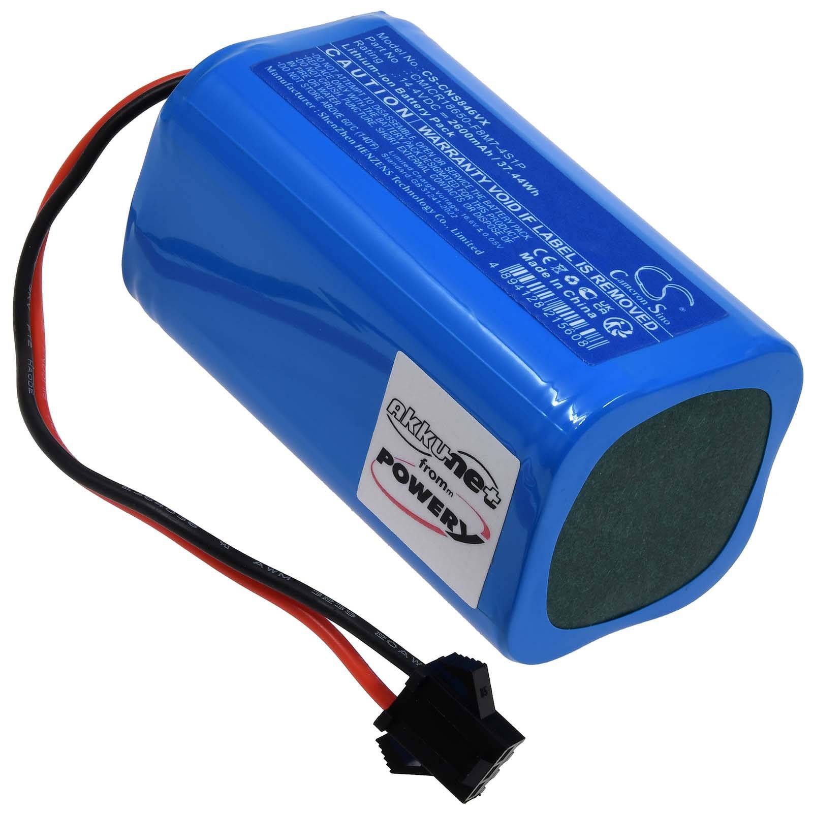 Powery Akku kompatibel mit Cecotec Typ 05846, 14,4V, Li-Ion