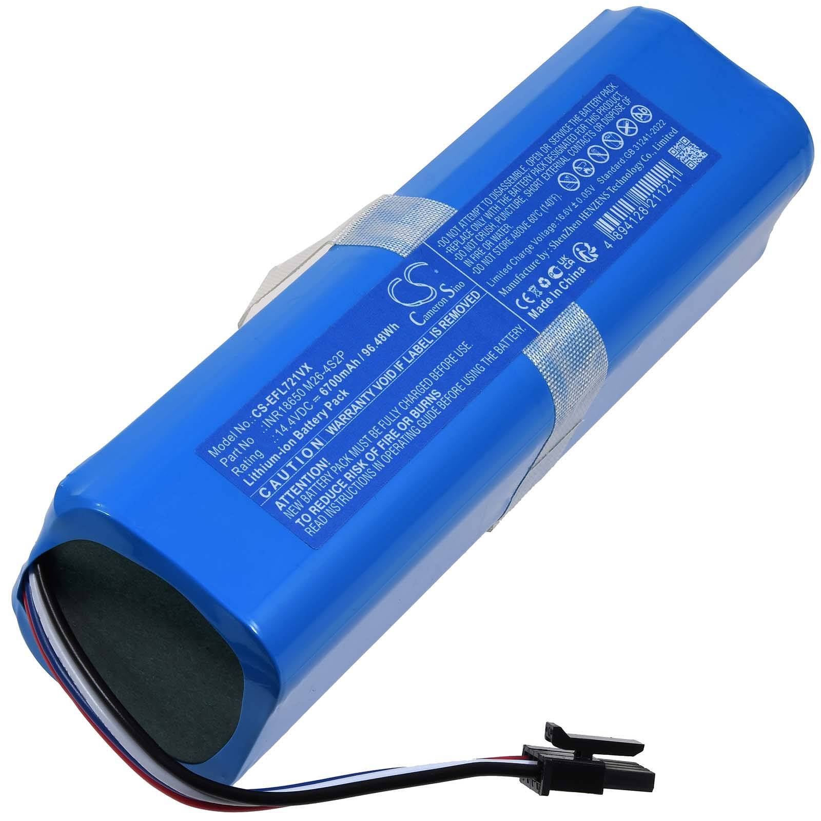 Powery XXL-Akku für 360 X95 Saugroboter, 14,4V, Li-Ion