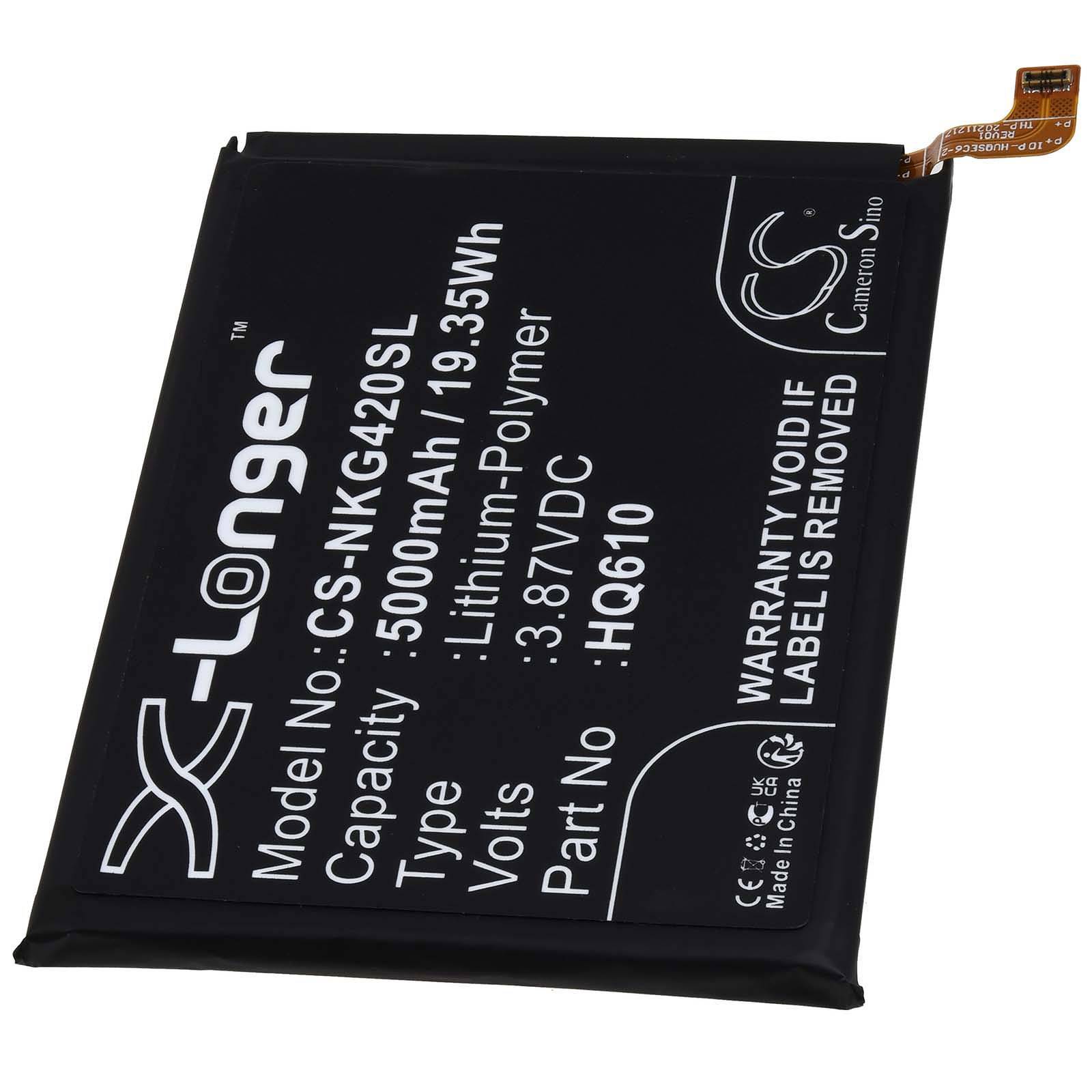 Powery Akku passend für Smartphone Handy Nokia G42 5G Typ HQ610, 3,87V, Li-Ion