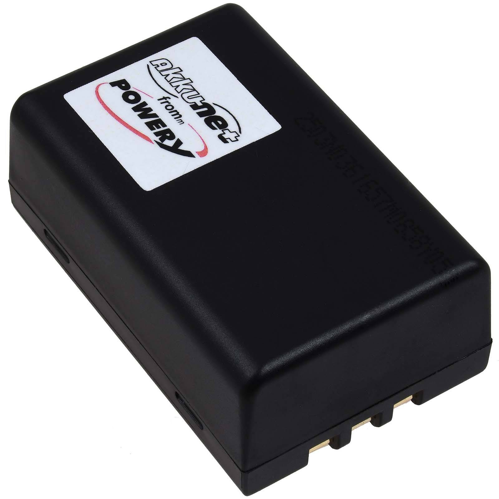 Powery Akku passend für Barcode-Scanner Unitech PA960 PA962 RH767 Typ 1400-202450G, 7,4V, Li-Ion