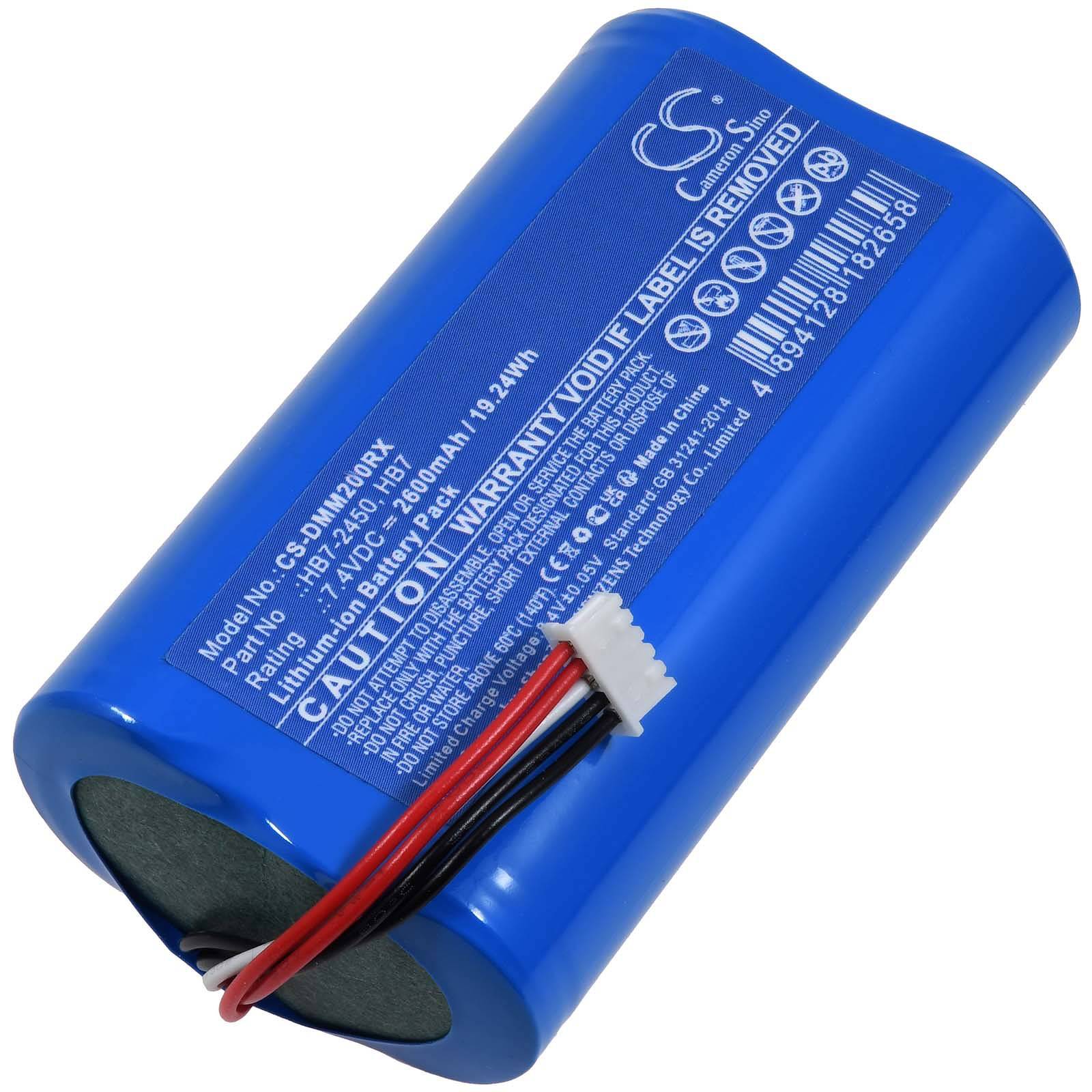 Powery Akku kompatibel mit DJI Typ HB7 HB7-2450, 7,4V, Li-Ion