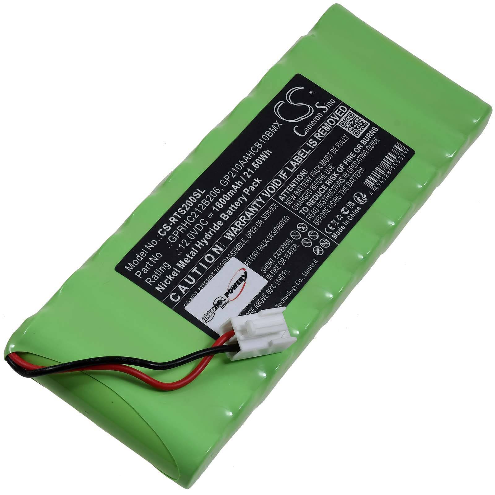 Powery Akku kompatibel mit Roto Typ 2412-3011, 12V, NiMH