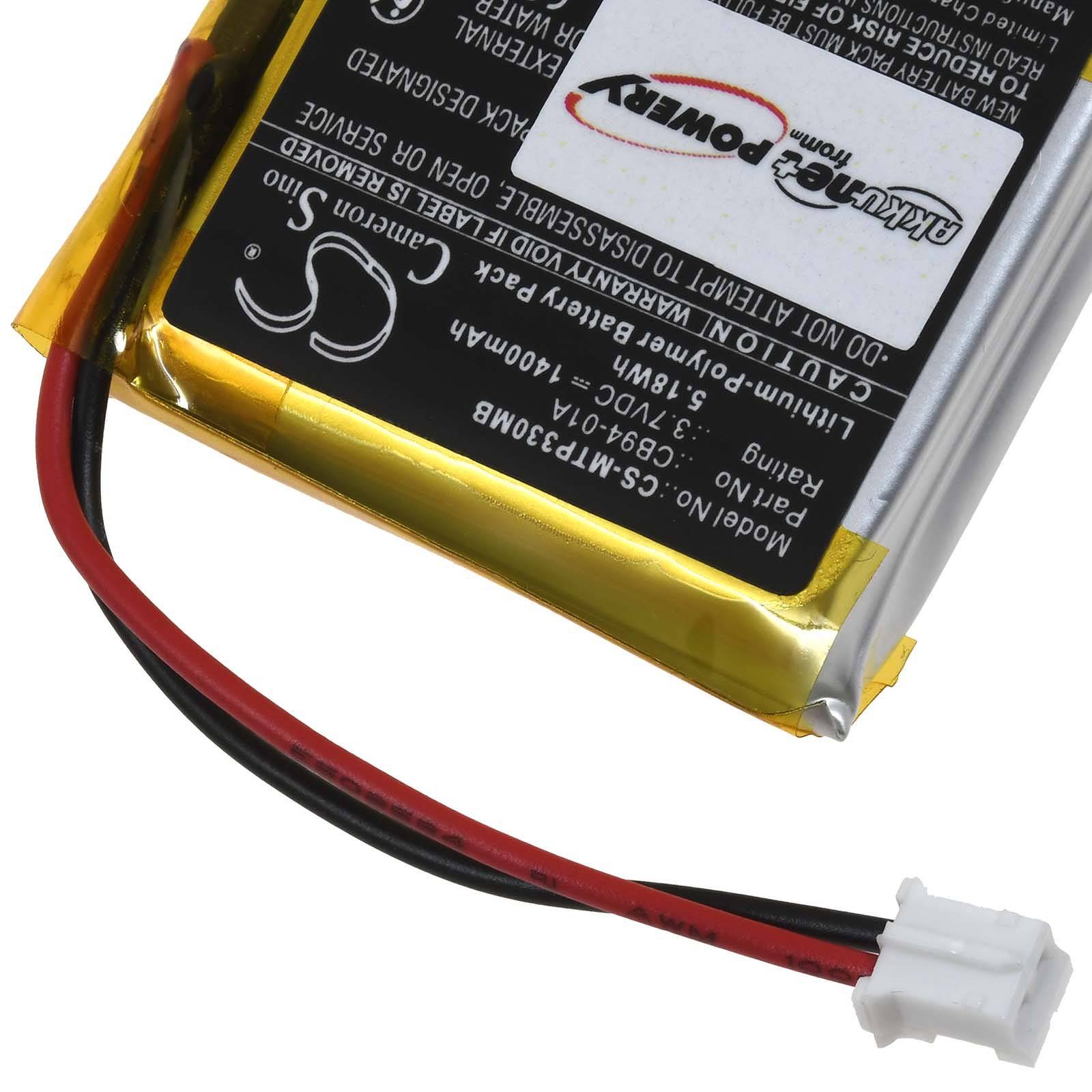 Powery Akku für Motorola MBP41 Babyphone, 3,7V, Li-Polymer